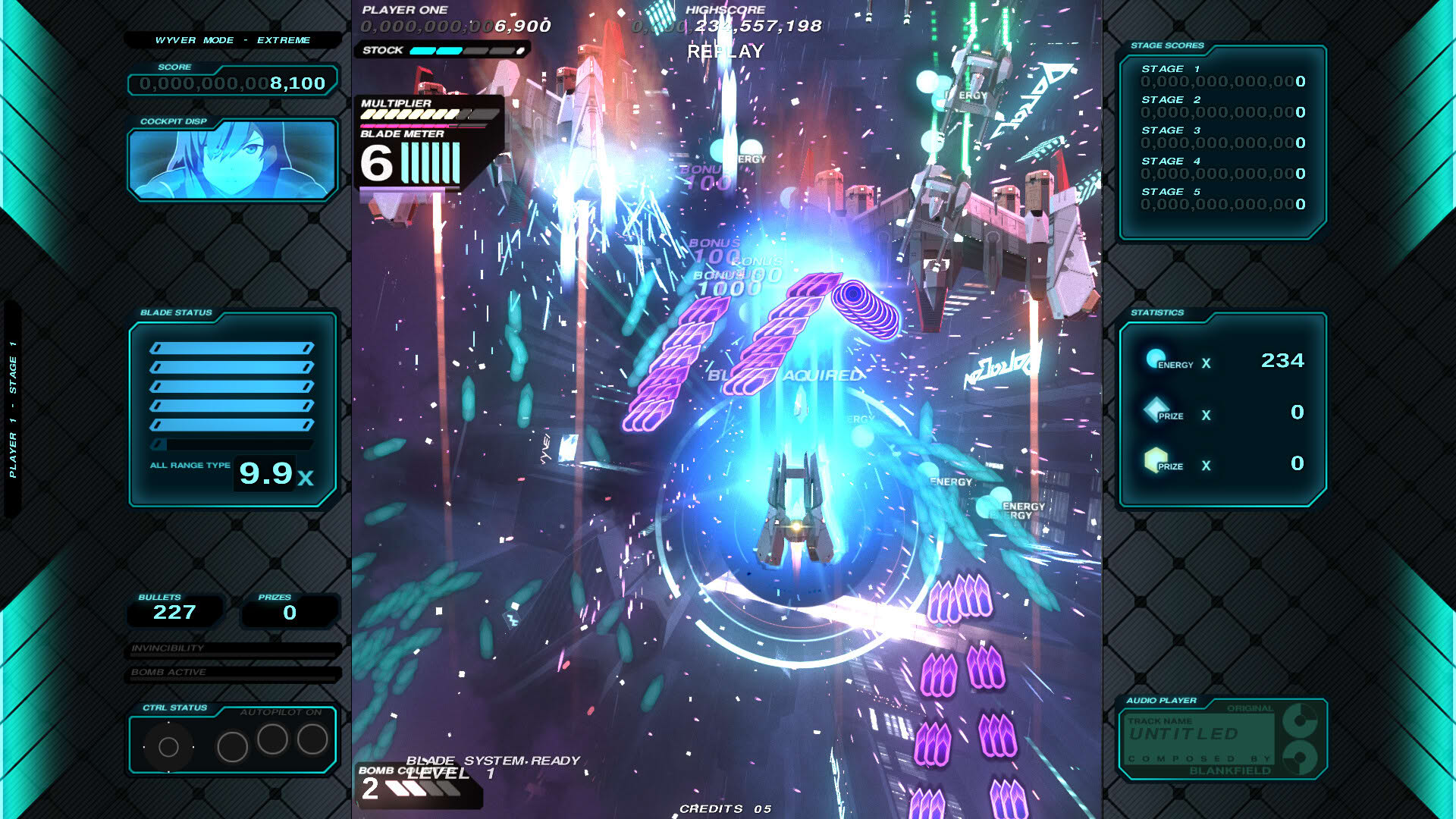 Screenshot for Danmaku Unlimited 4 Wyver Ultra