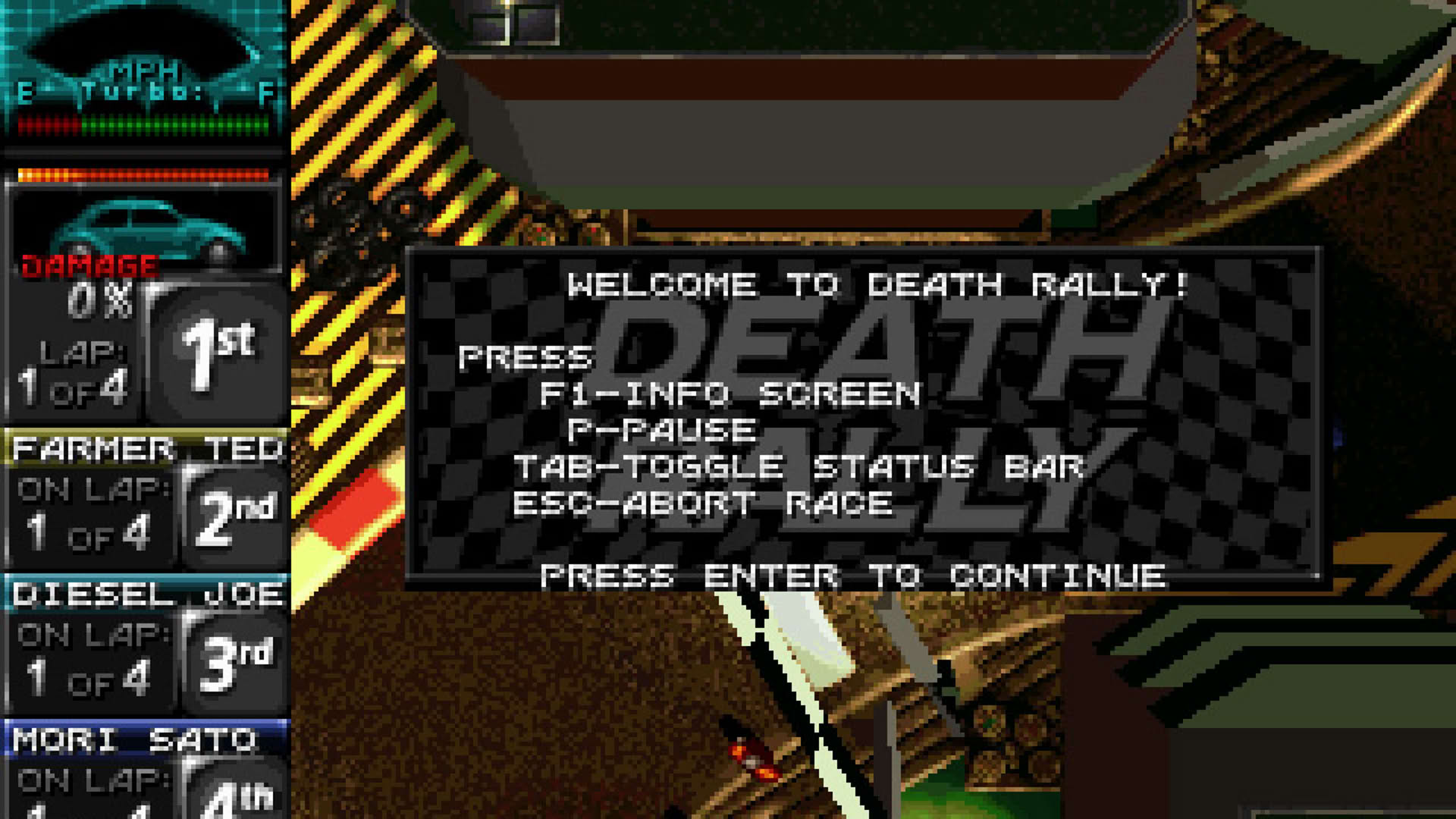 Screenshot for Death Rally