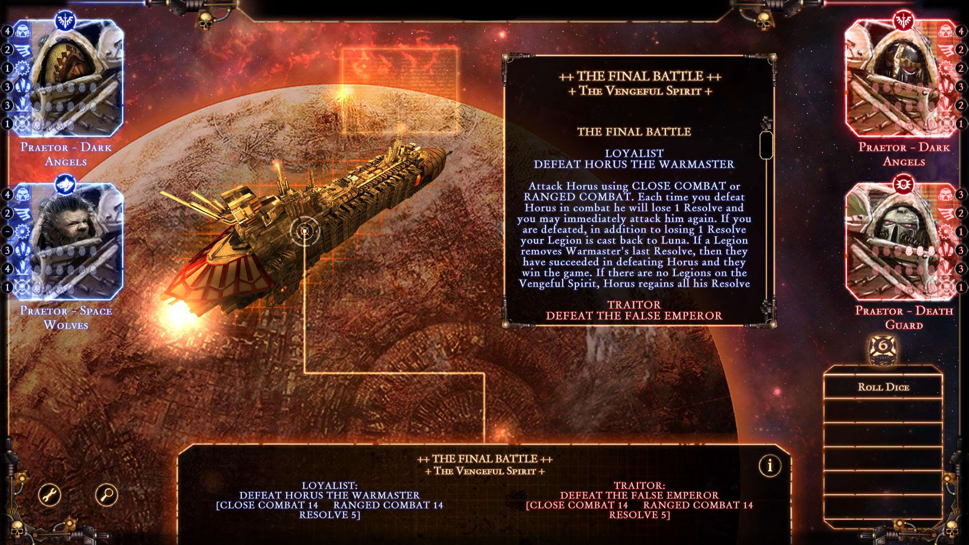 Screenshot for Talisman: The Horus Heresy