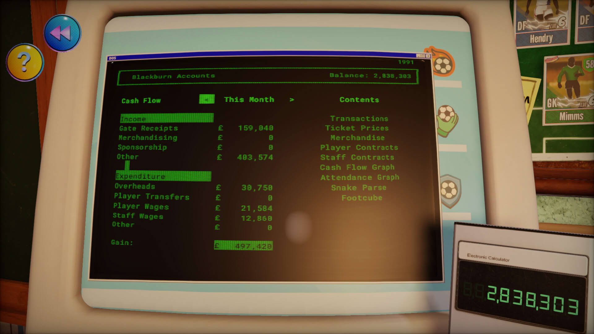 Screenshot for Nutmeg!