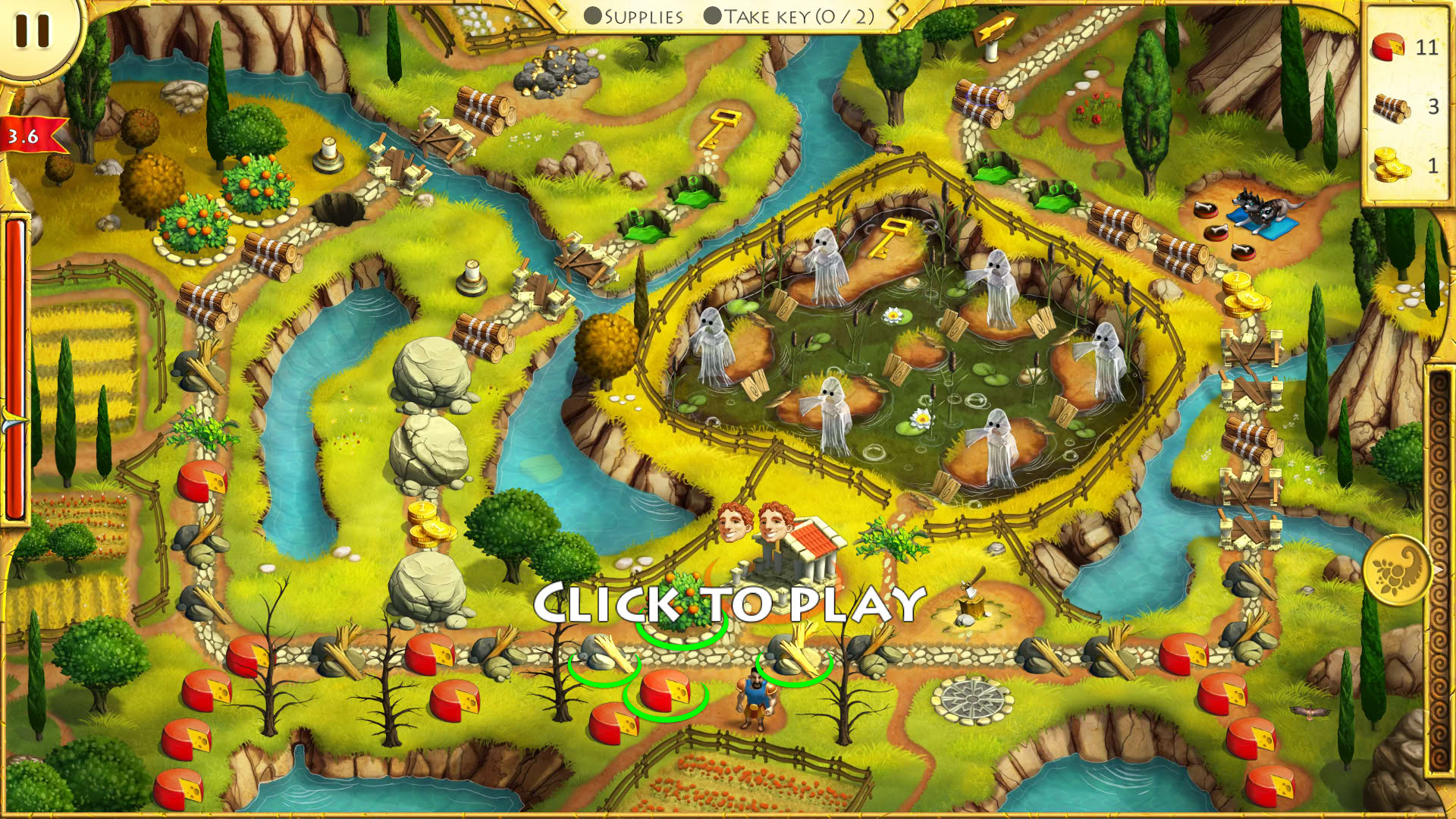 Screenshot for 12 Labours of Hercules II: The Cretan Bull
