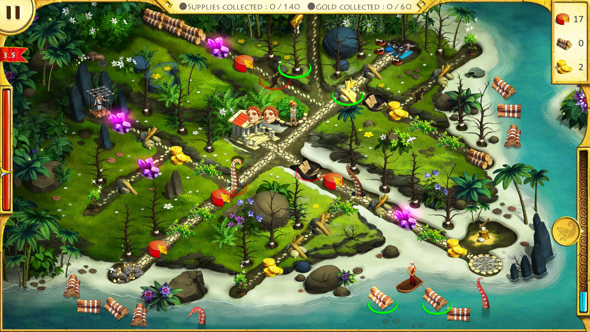 Screenshot for 12 Labours of Hercules III: Girl Power