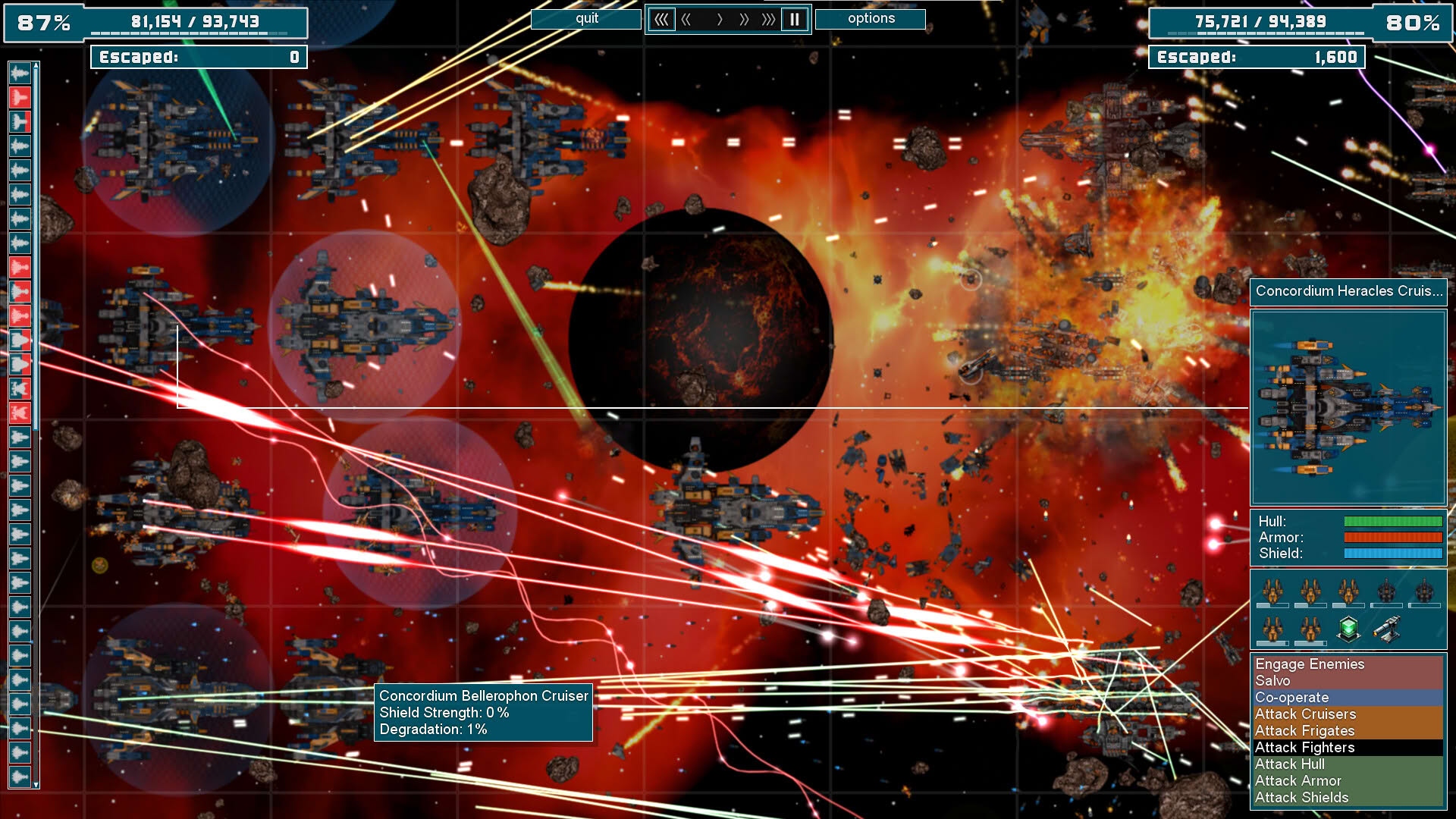 Screenshot for Ridiculous Space Battles