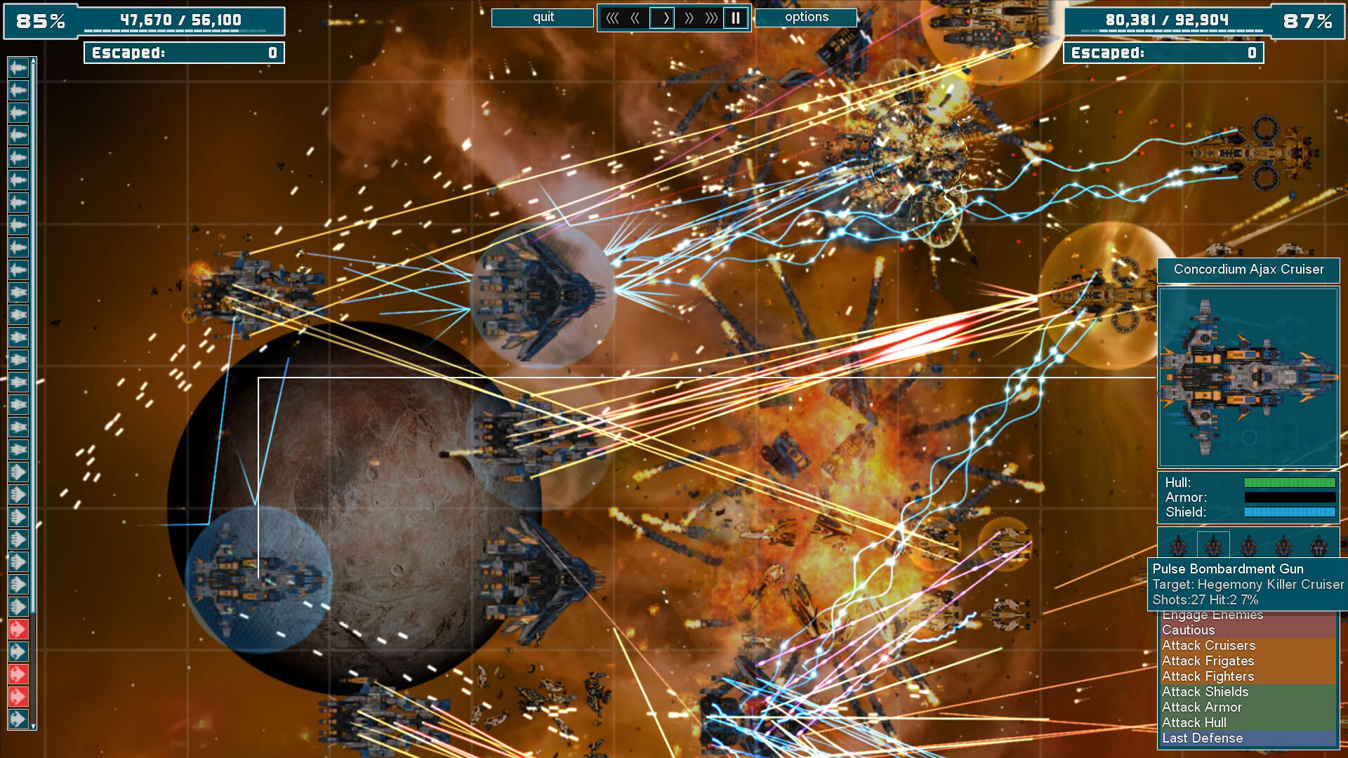 Screenshot for Ridiculous Space Battles