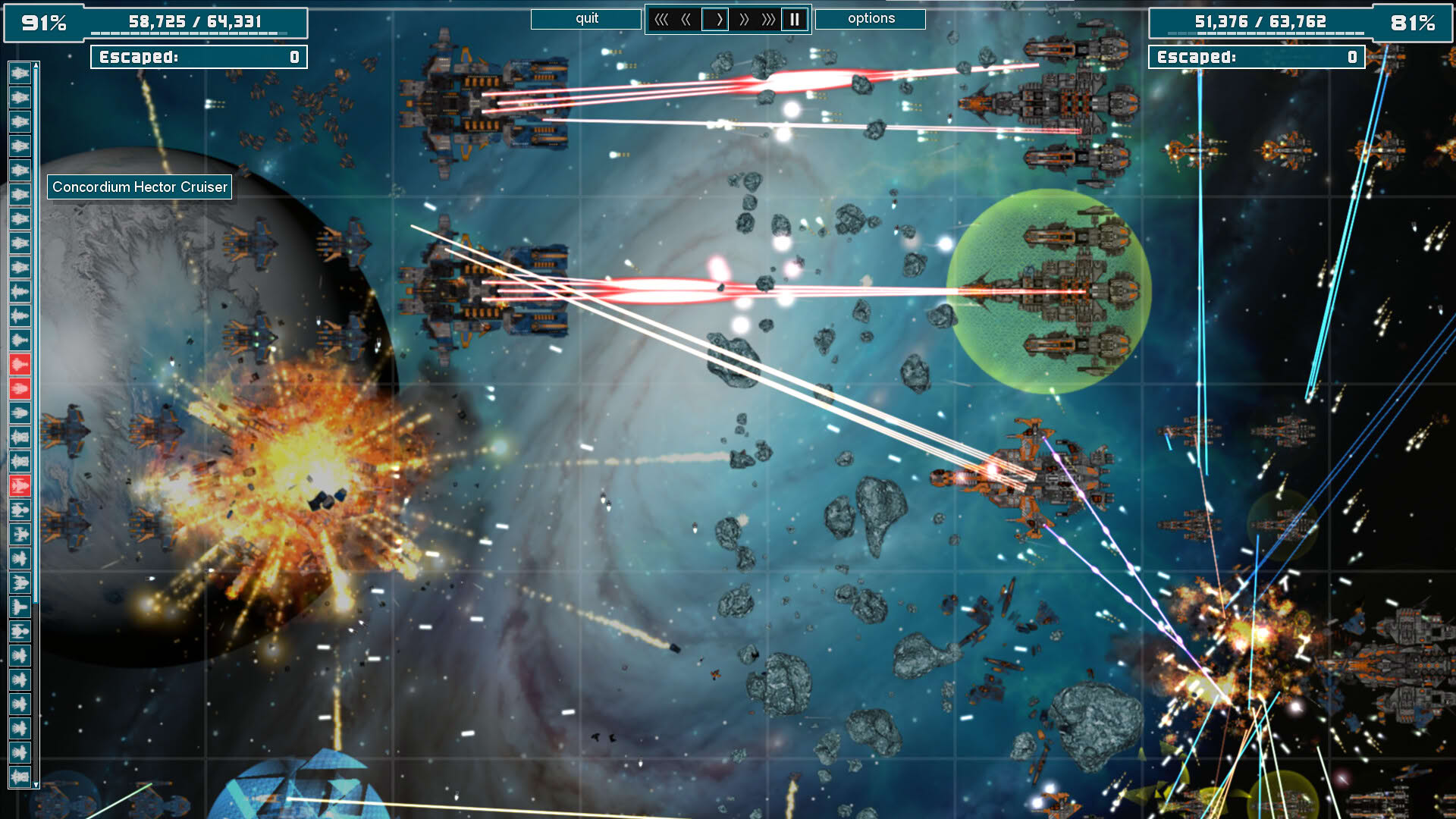 Screenshot for Ridiculous Space Battles
