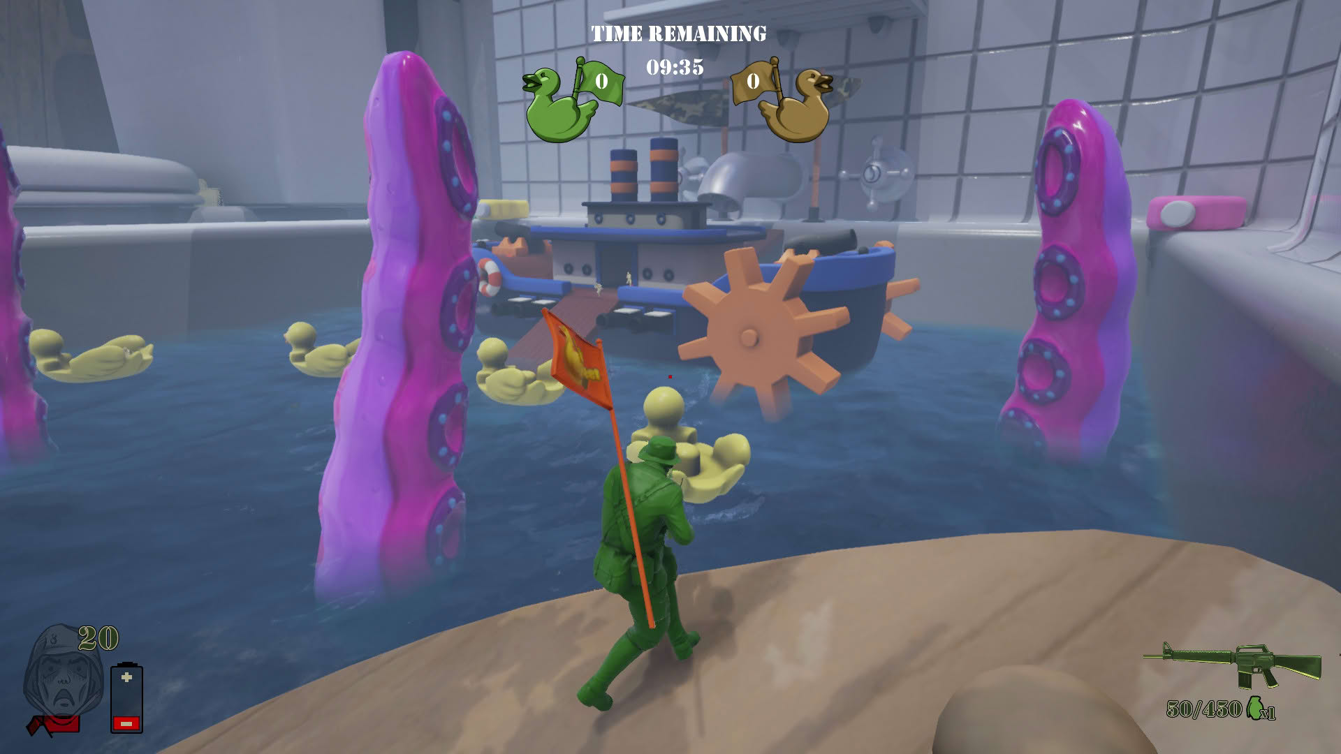 Screenshot for The Mean Greens: Plastic Warfare
