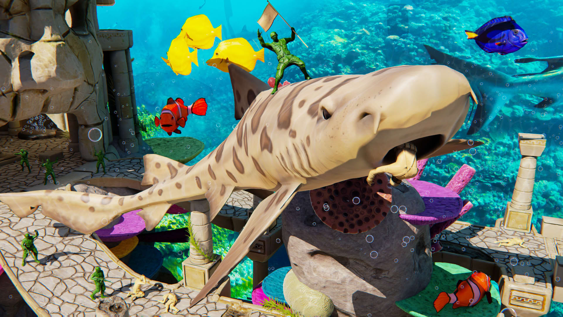 Screenshot for The Mean Greens: Plastic Warfare