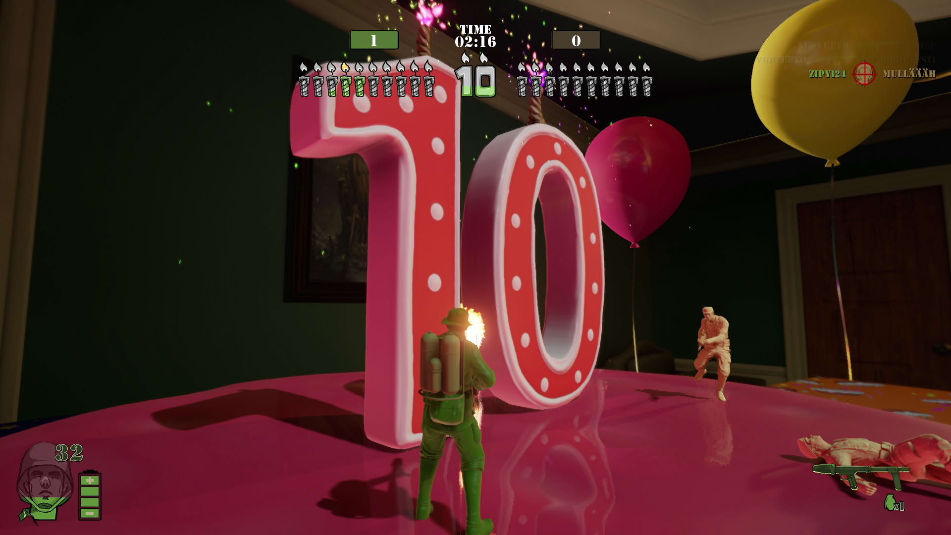 Screenshot for The Mean Greens: Plastic Warfare