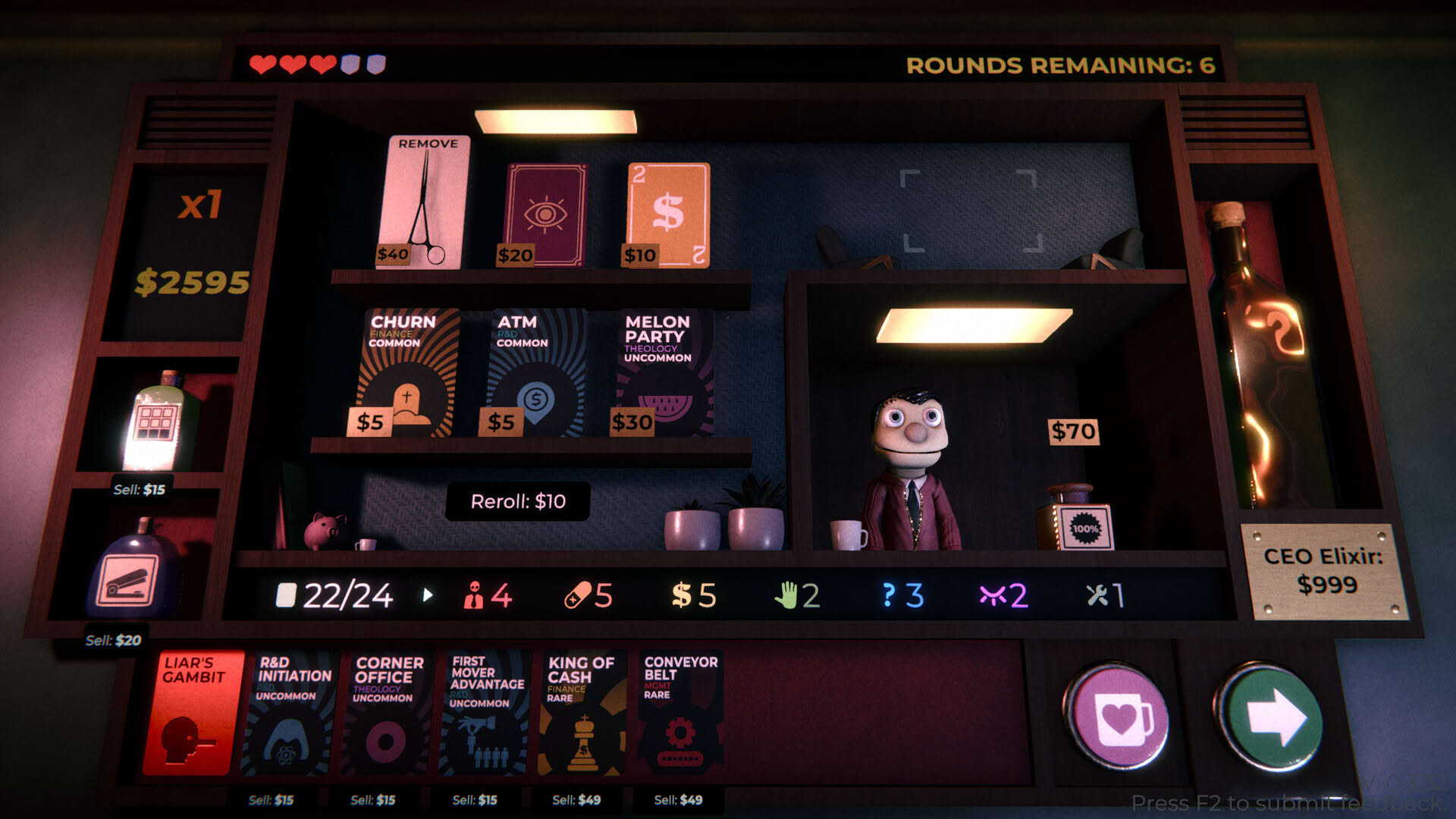 Screenshot for Mr Magpie's Harmless Card Game