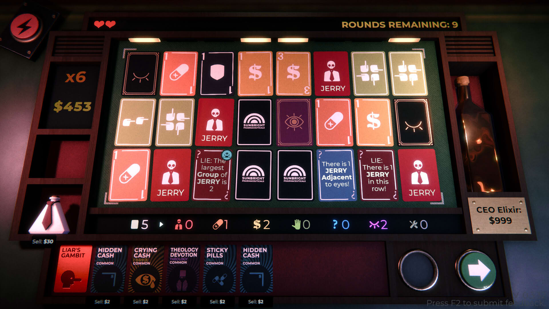 Screenshot for Mr Magpie's Harmless Card Game