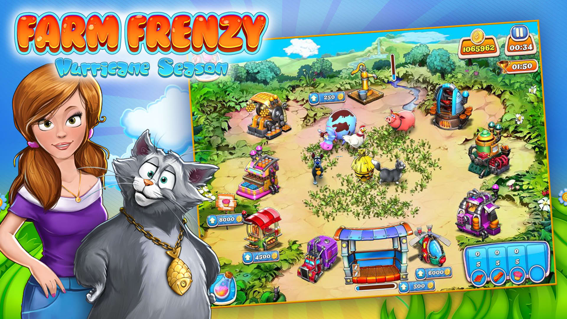 Screenshot for Farm Frenzy: Hurricane Season