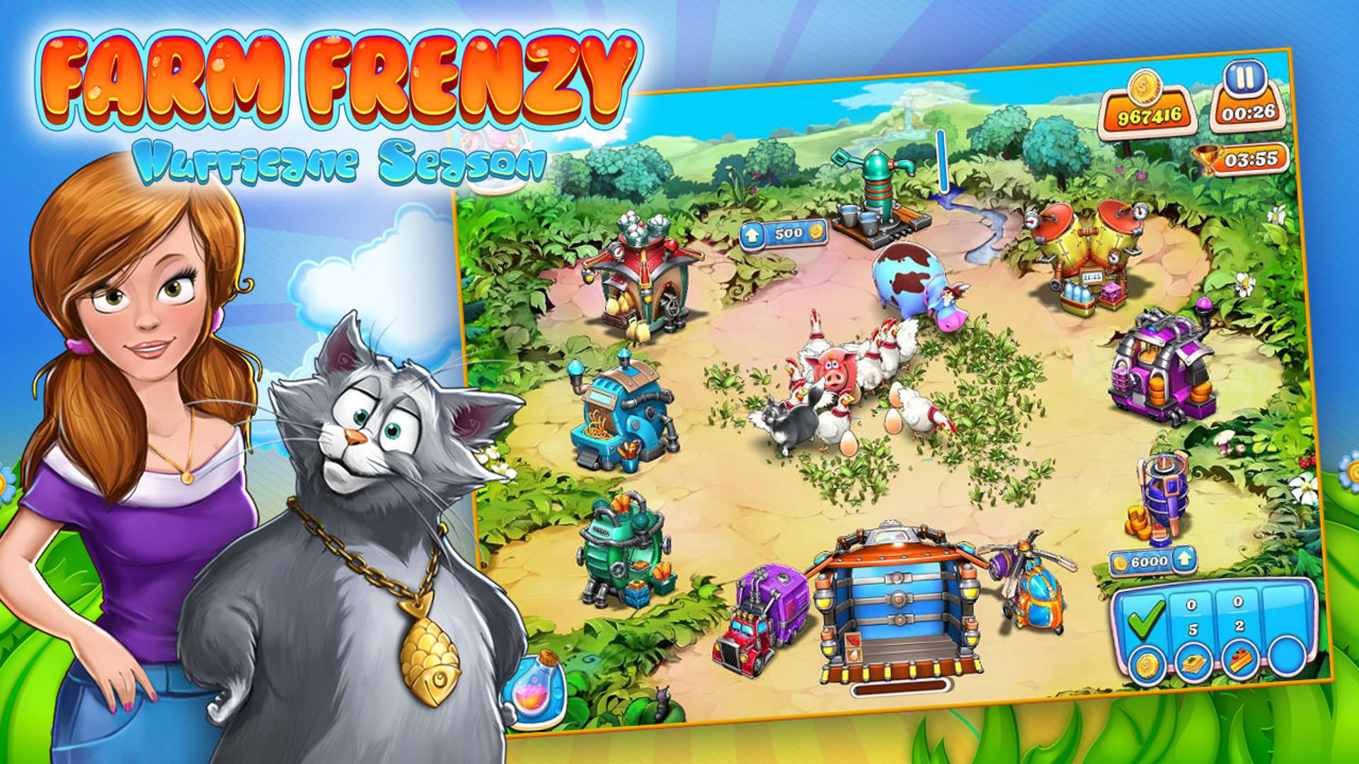 Screenshot for Farm Frenzy: Hurricane Season