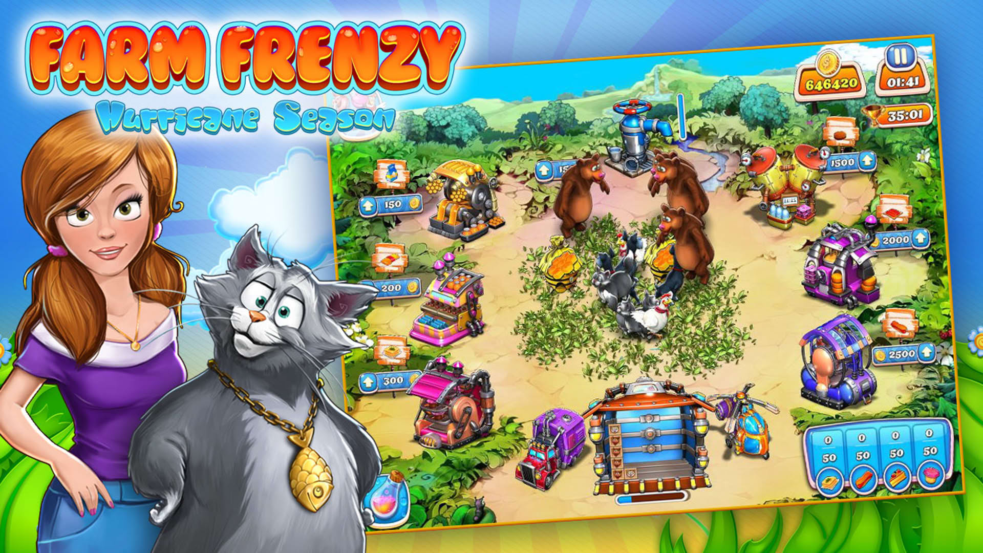 Screenshot for Farm Frenzy: Hurricane Season