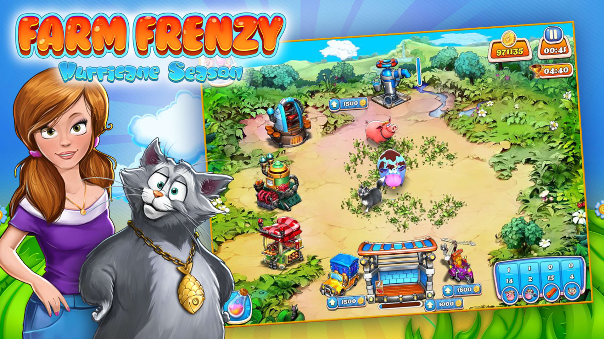 Screenshot for Farm Frenzy: Hurricane Season