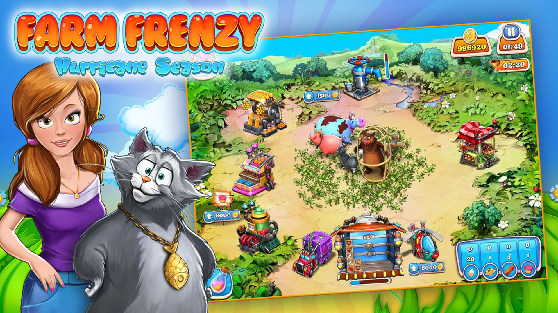 Screenshot for Farm Frenzy: Hurricane Season