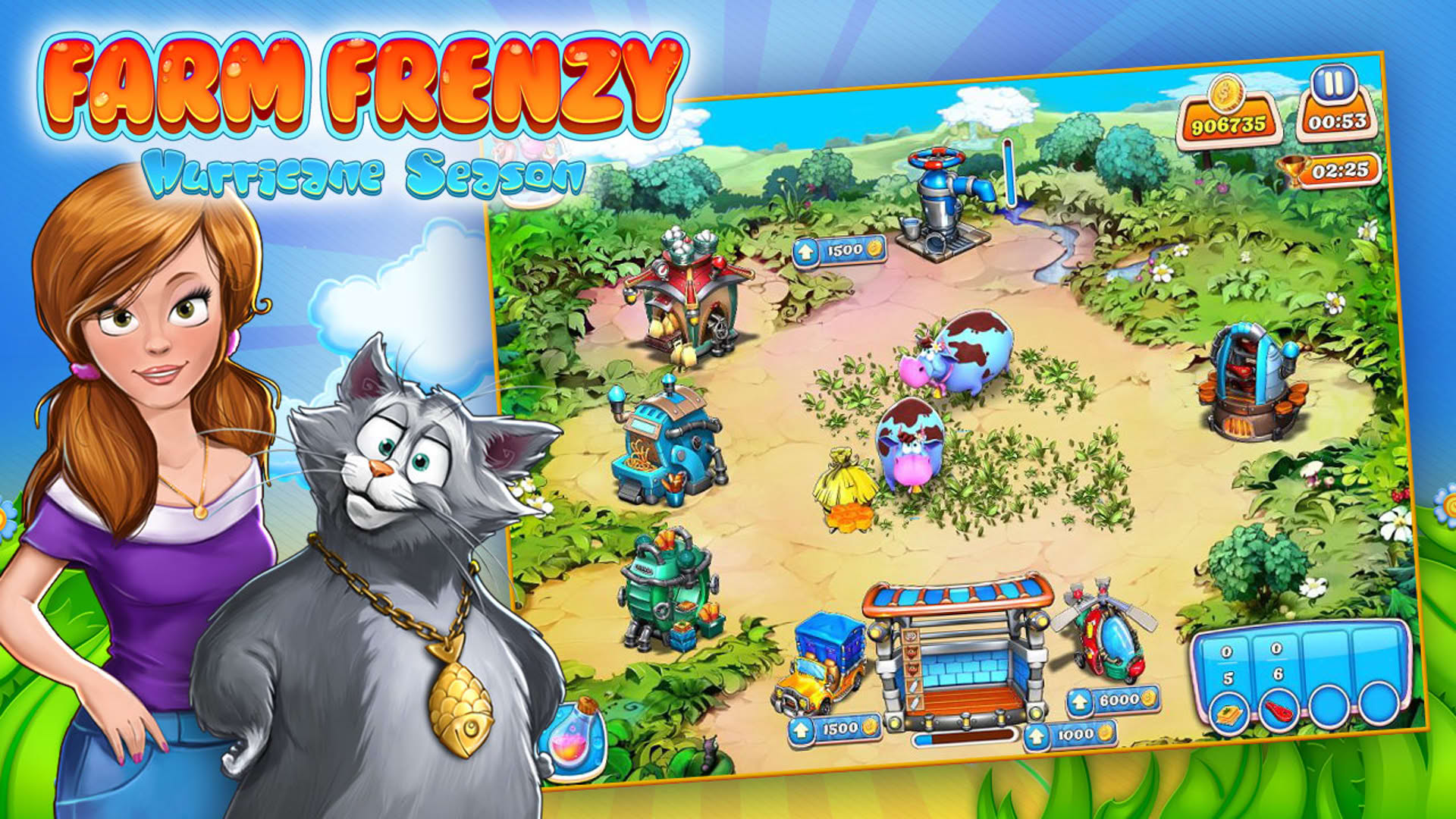 Screenshot for Farm Frenzy: Hurricane Season