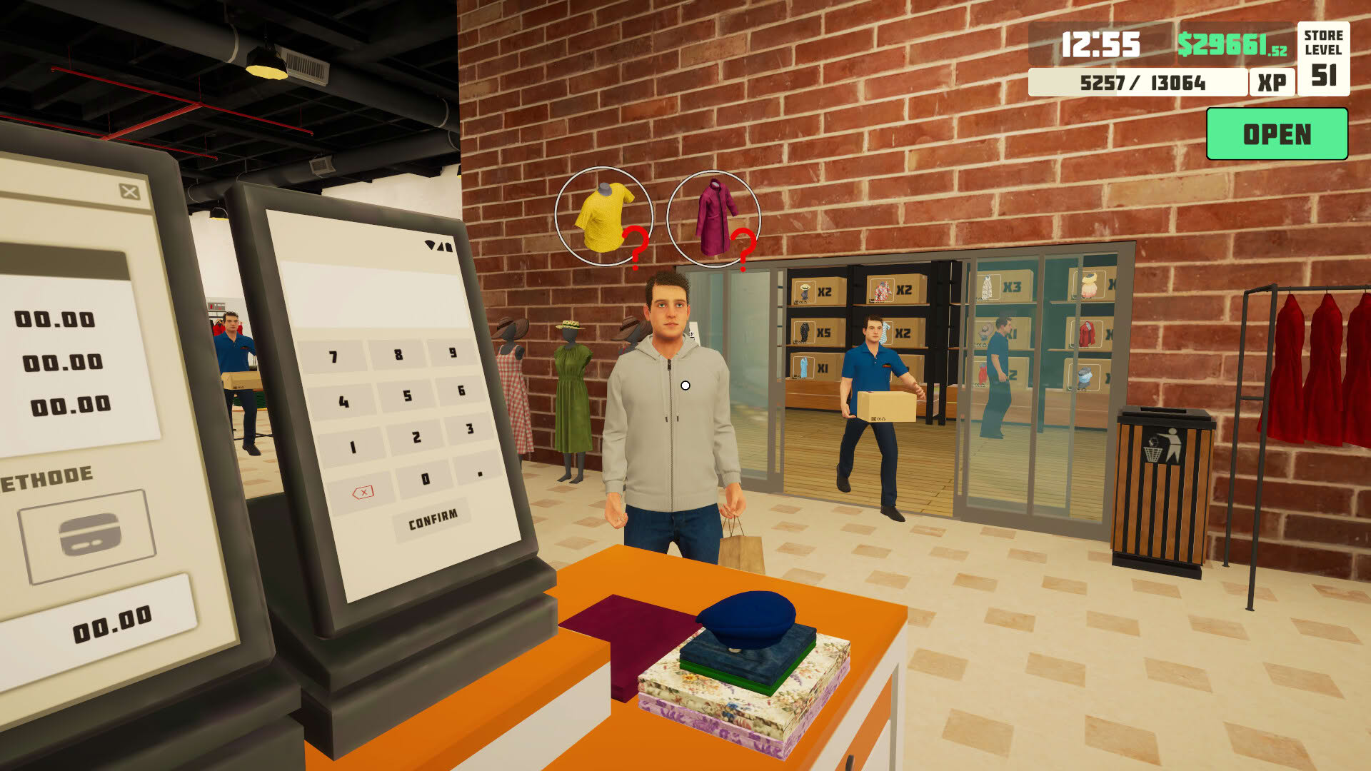 Screenshot for SiMarket Cloth Store Simulator