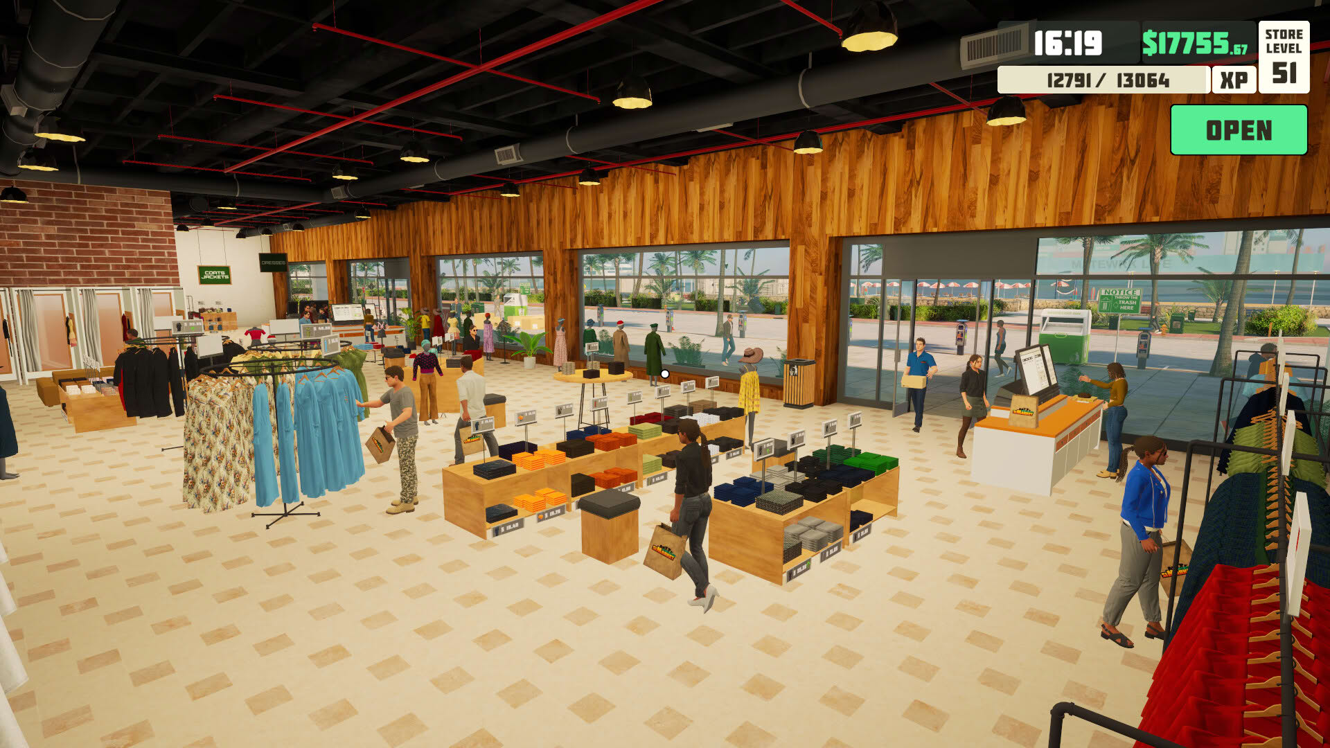 Screenshot for SiMarket Cloth Store Simulator