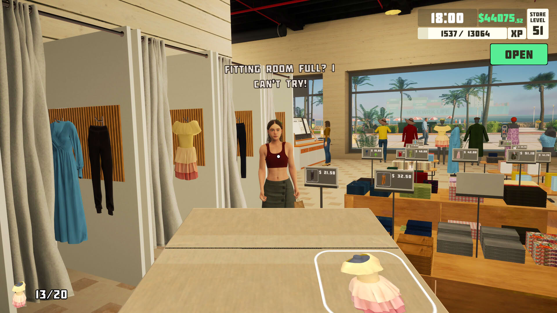 Screenshot for SiMarket Cloth Store Simulator