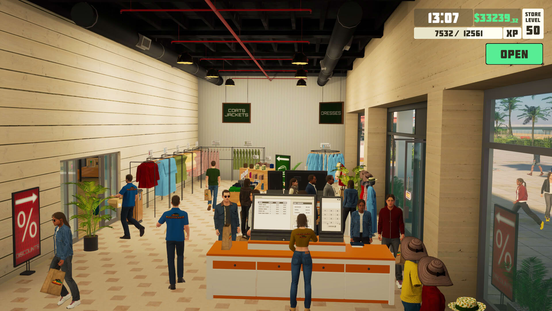 Screenshot for SiMarket Cloth Store Simulator