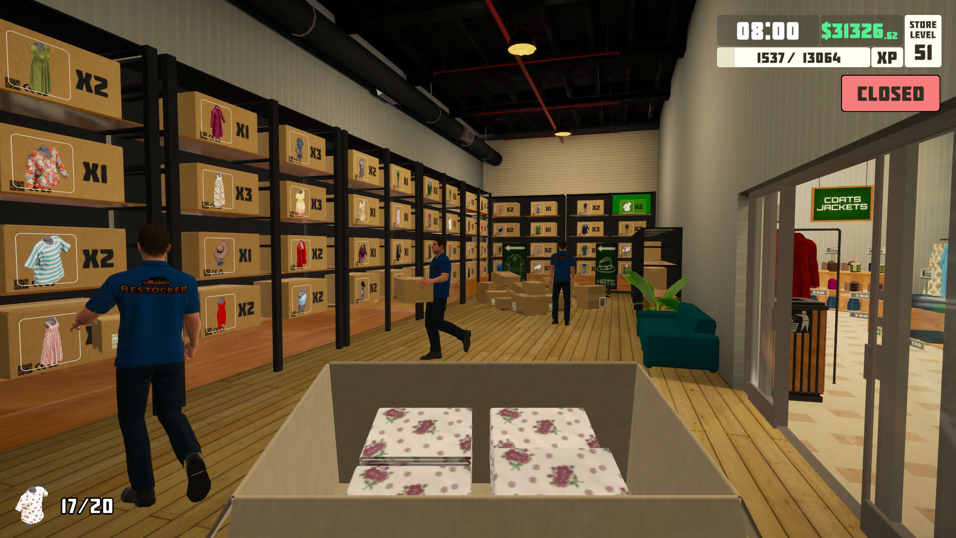 Screenshot for SiMarket Cloth Store Simulator