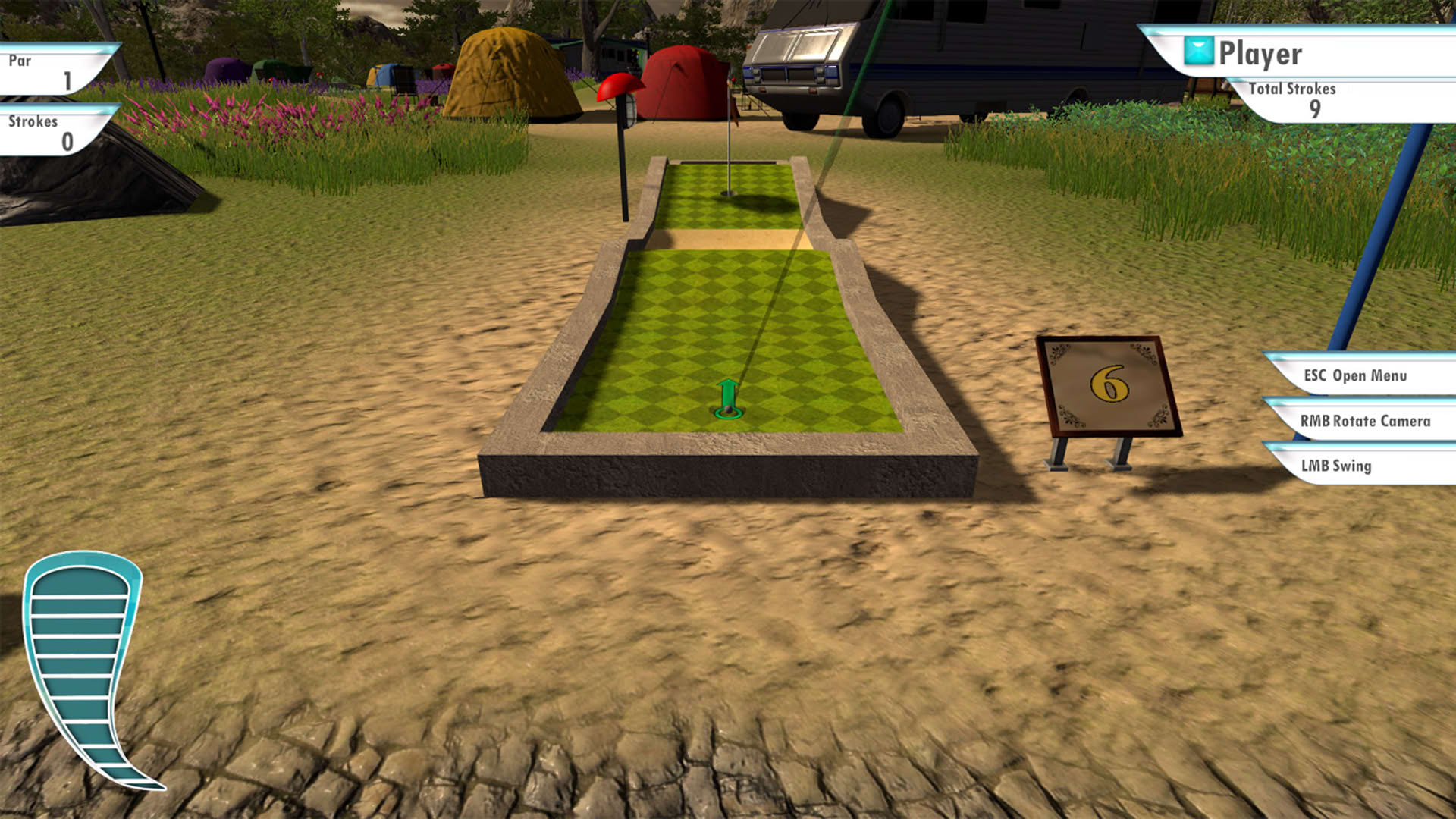 Screenshot for 3D MiniGolf