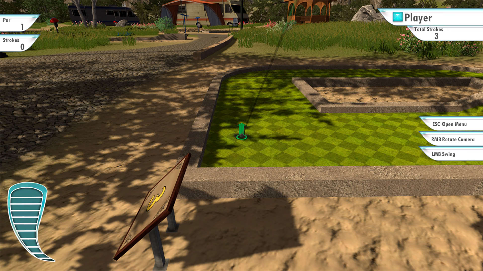 Screenshot for 3D MiniGolf