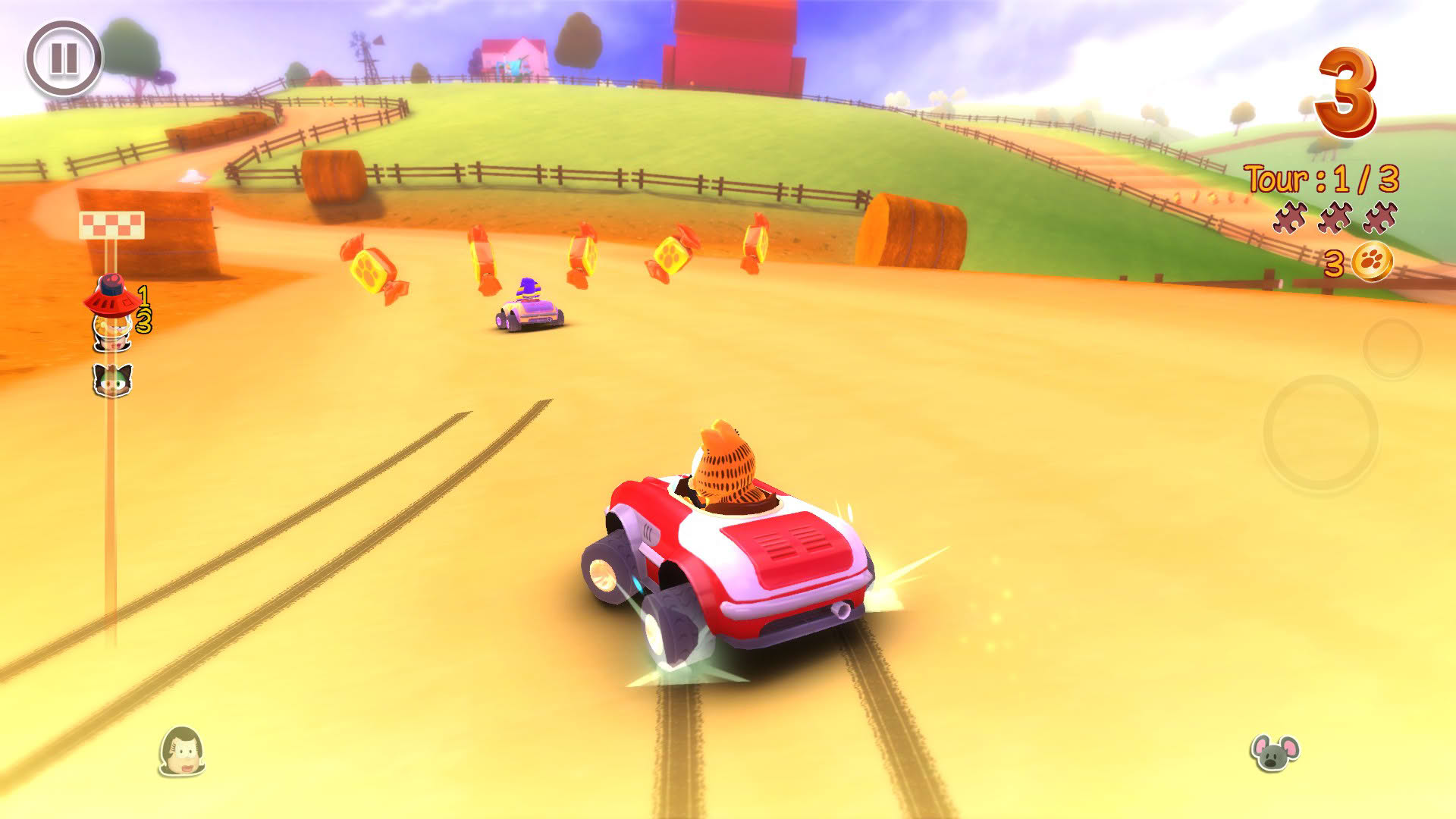 Screenshot for Garfield Kart