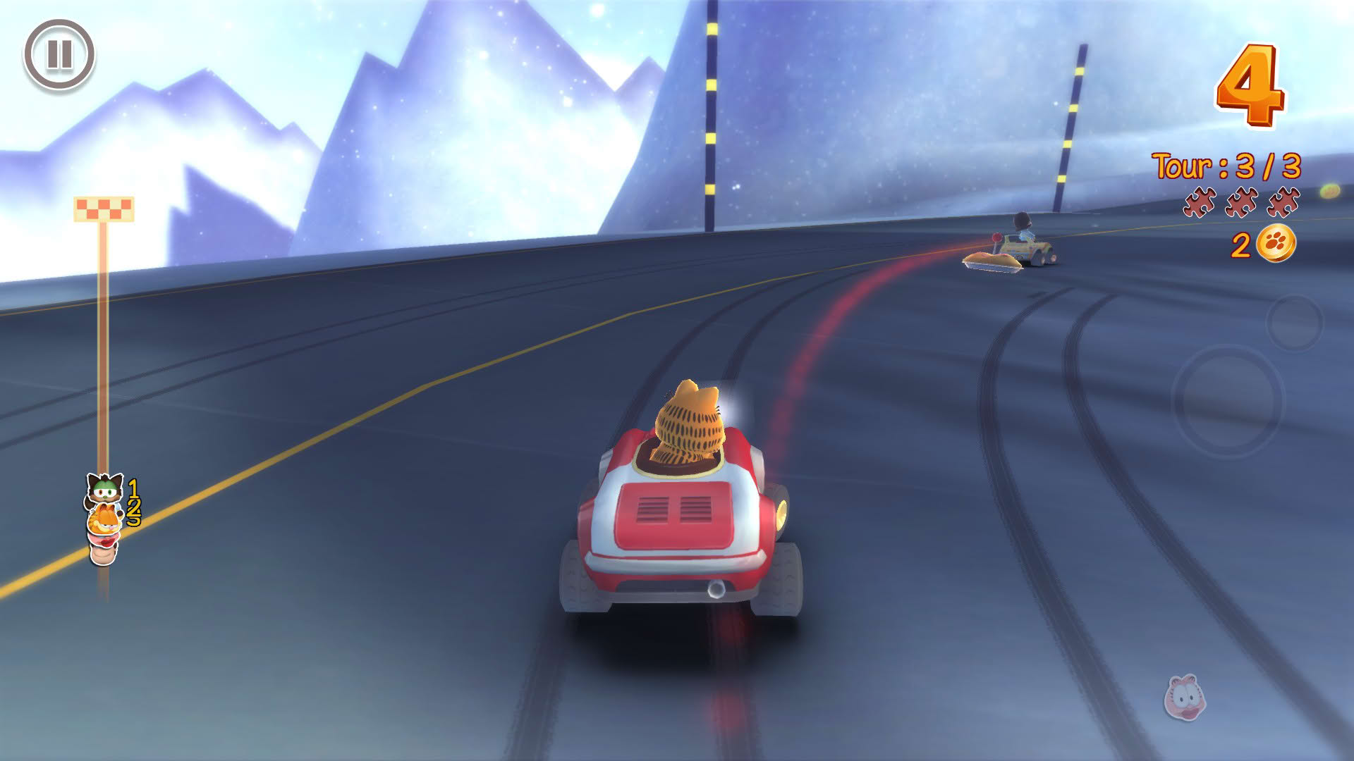 Screenshot for Garfield Kart