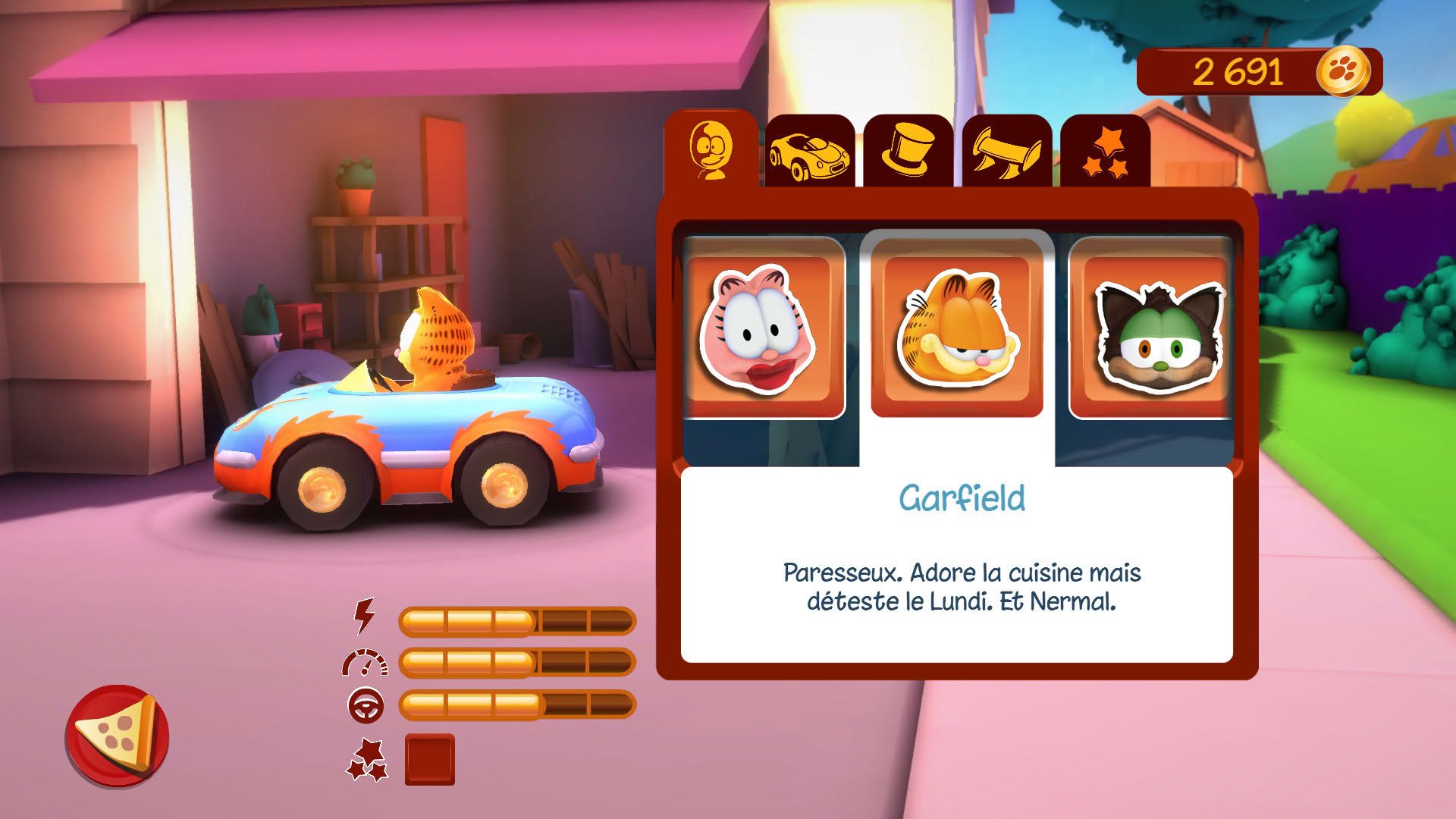 Screenshot for Garfield Kart