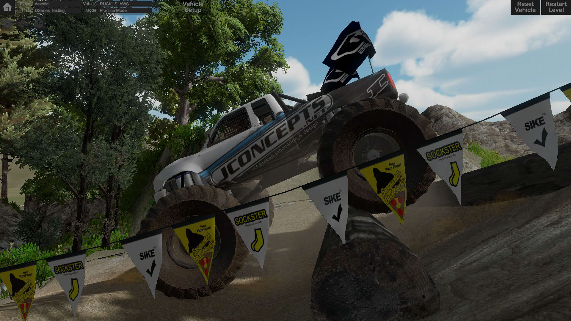 Screenshot for D Series Off Road Driving Simulation