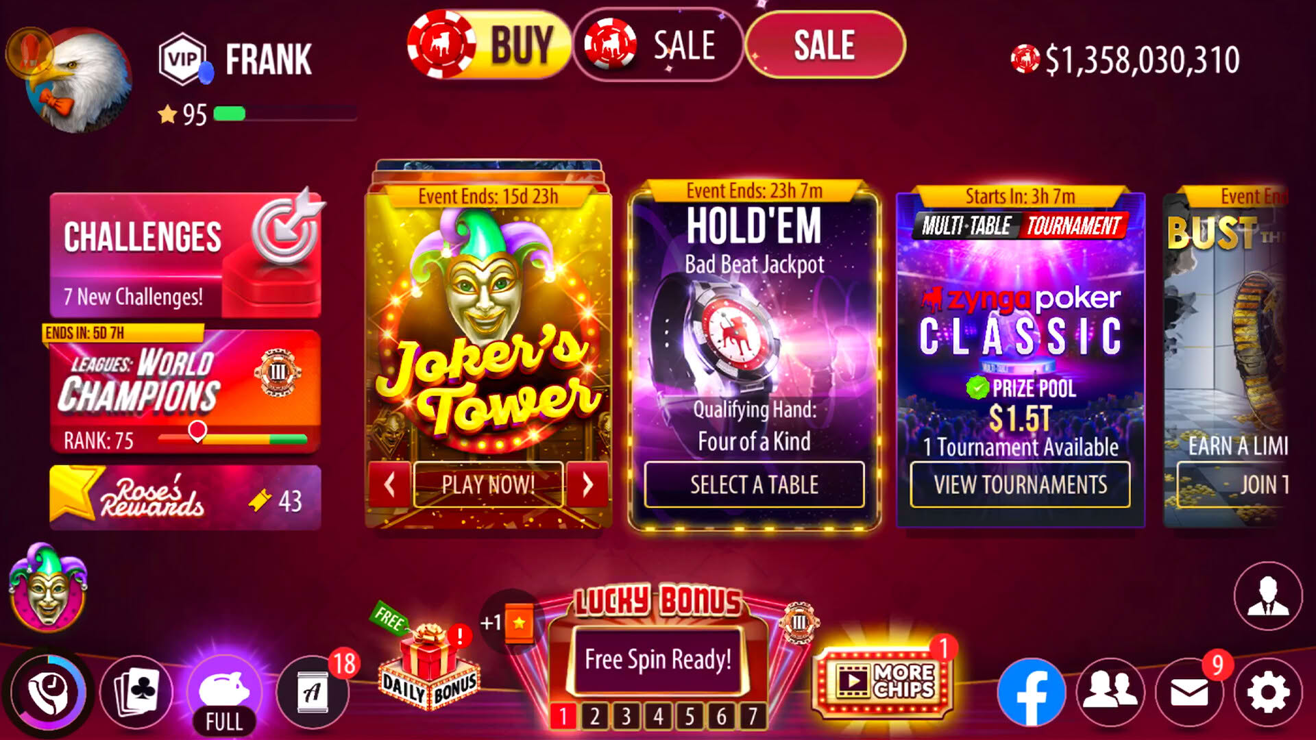 Screenshot for Zynga Poker