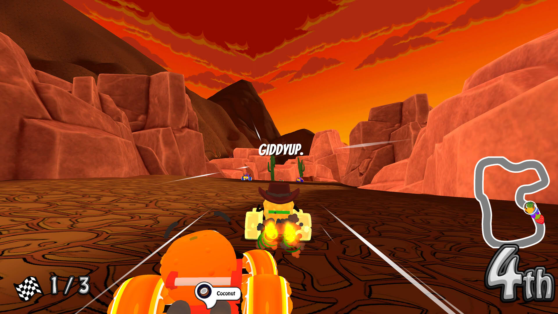 Screenshot for Juiced Fruit Racing