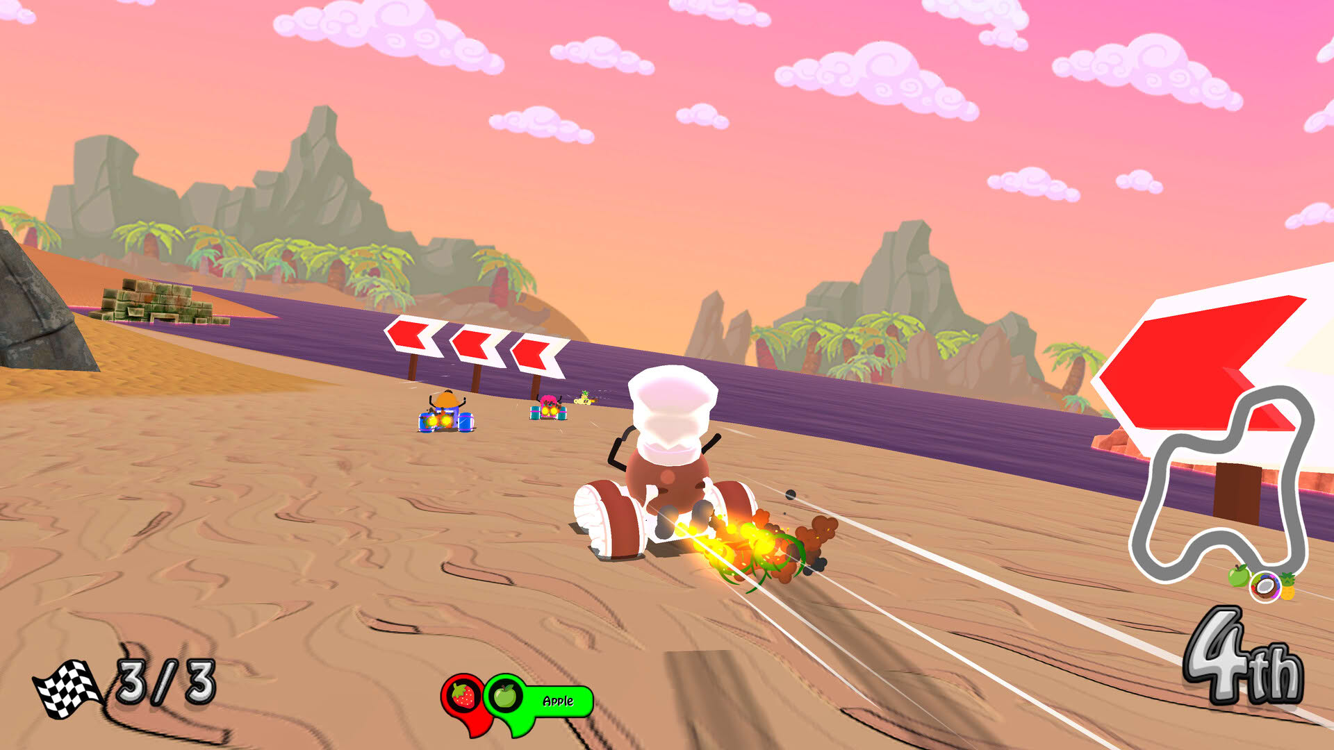 Screenshot for Juiced Fruit Racing