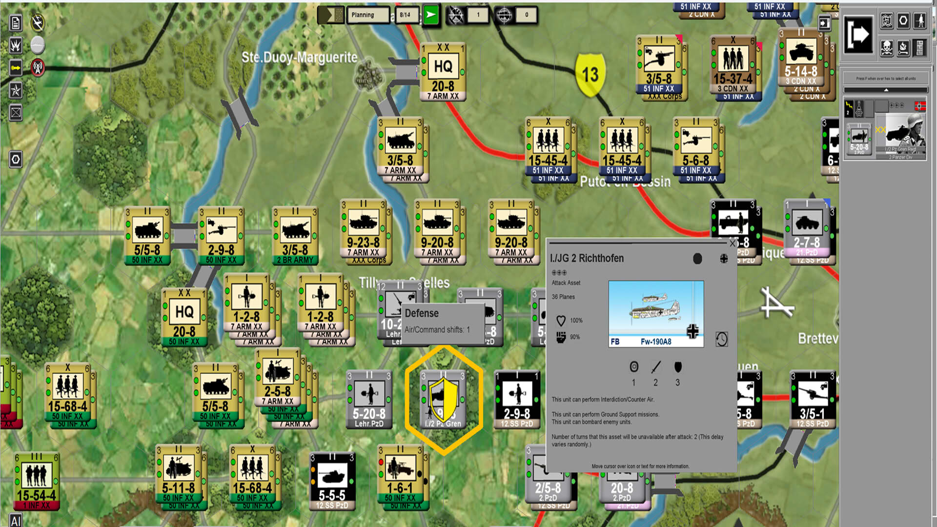 Screenshot for WEGO World War II: Overlord