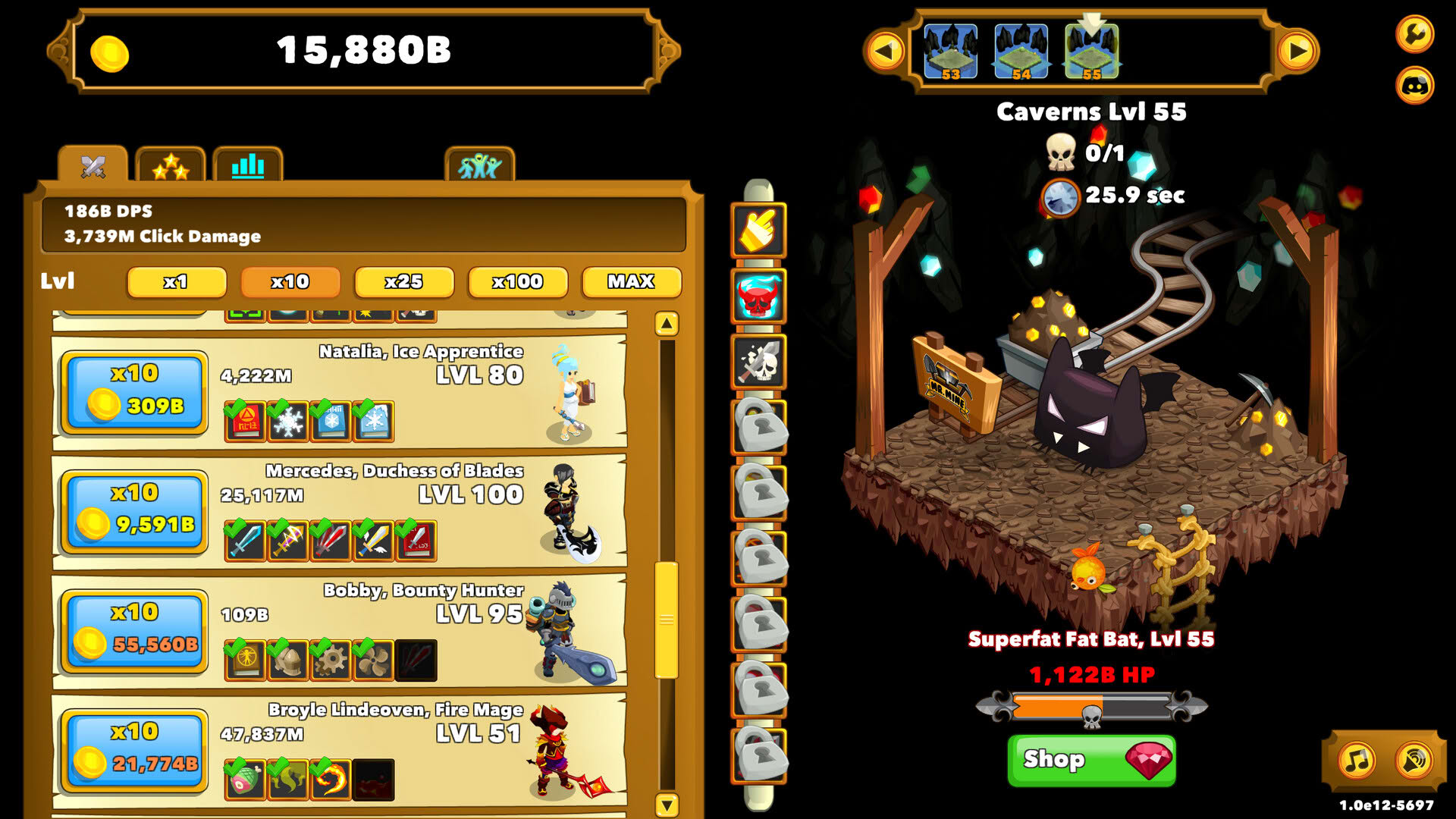 Screenshot for Clicker Heroes