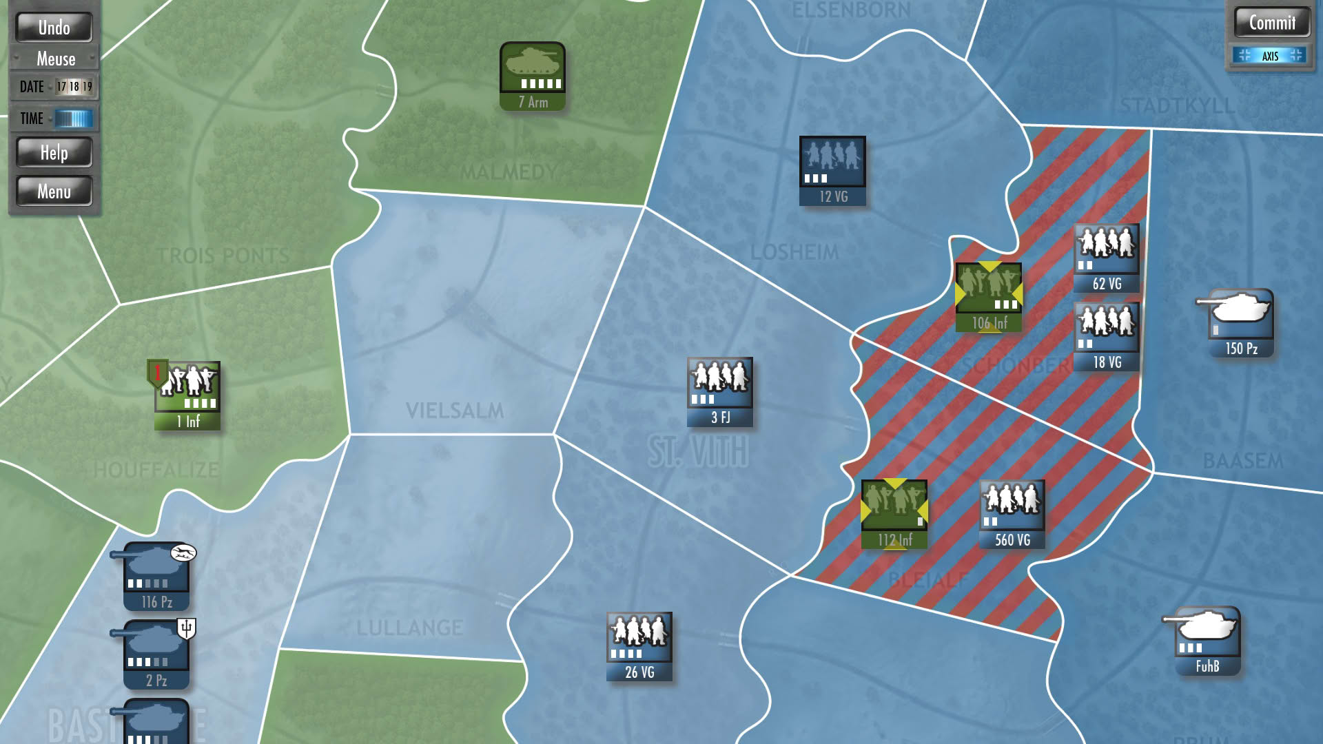 Screenshot for Battle of the Bulge