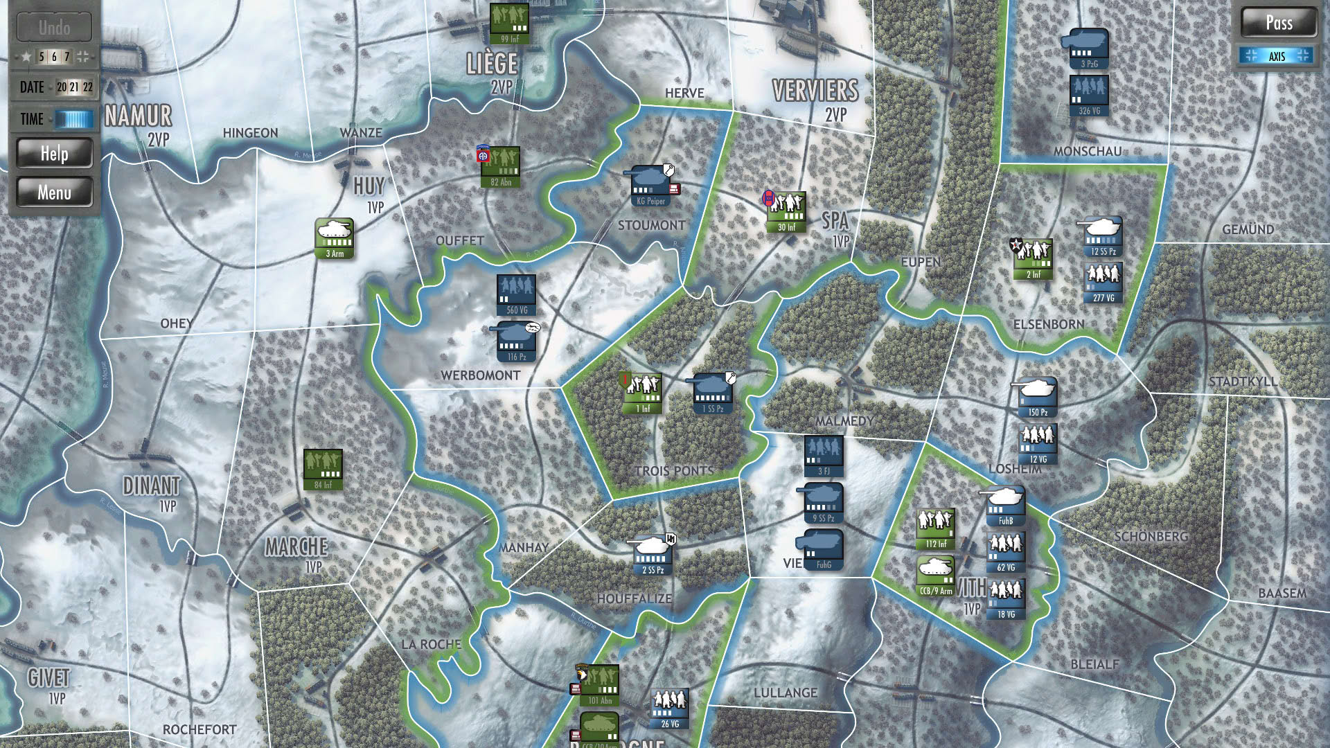Screenshot for Battle of the Bulge