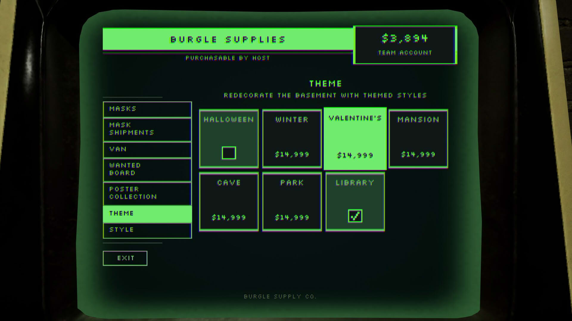 Screenshot for Burgle Supply Company