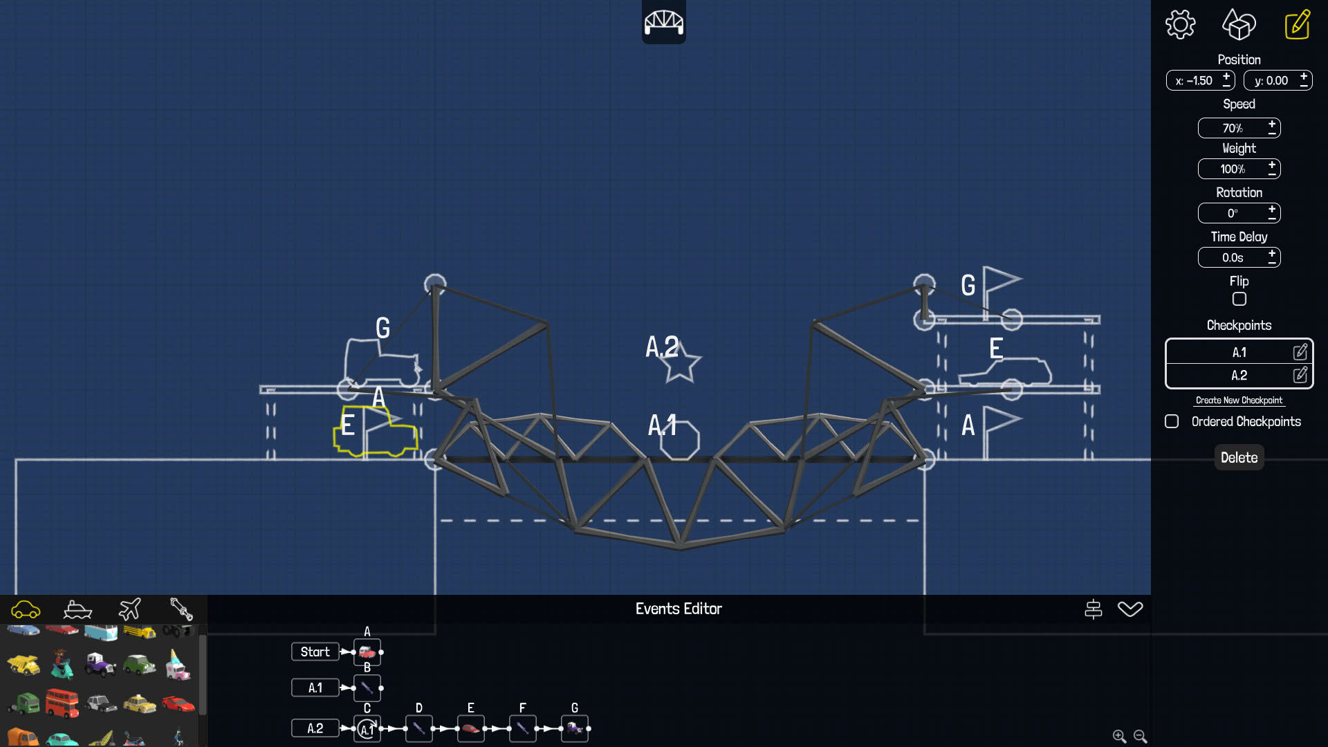 Screenshot for Poly Bridge