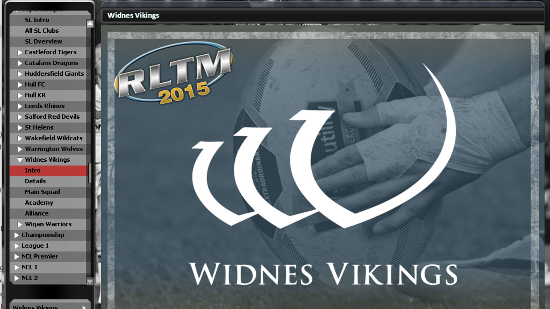 Screenshot for Rugby League Team Manager 2015