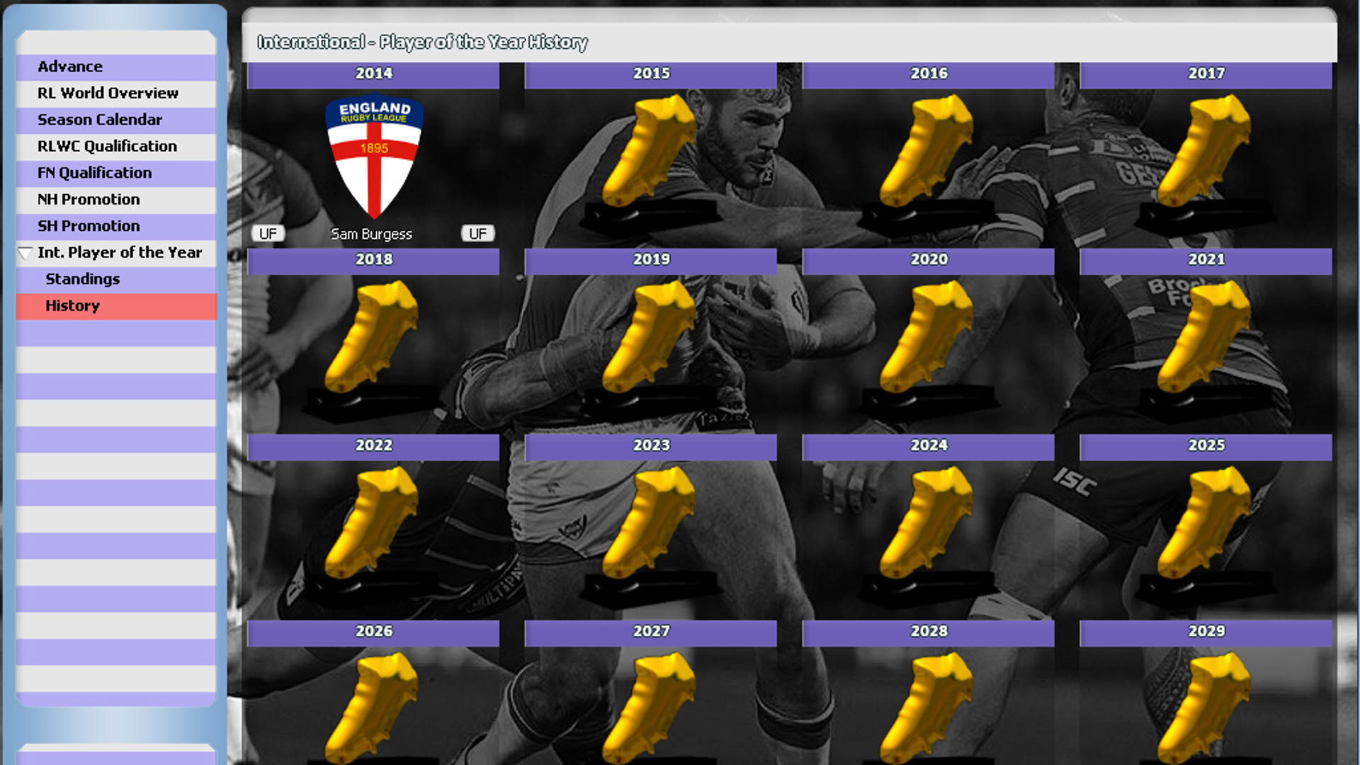 Screenshot for Rugby League Team Manager 2015