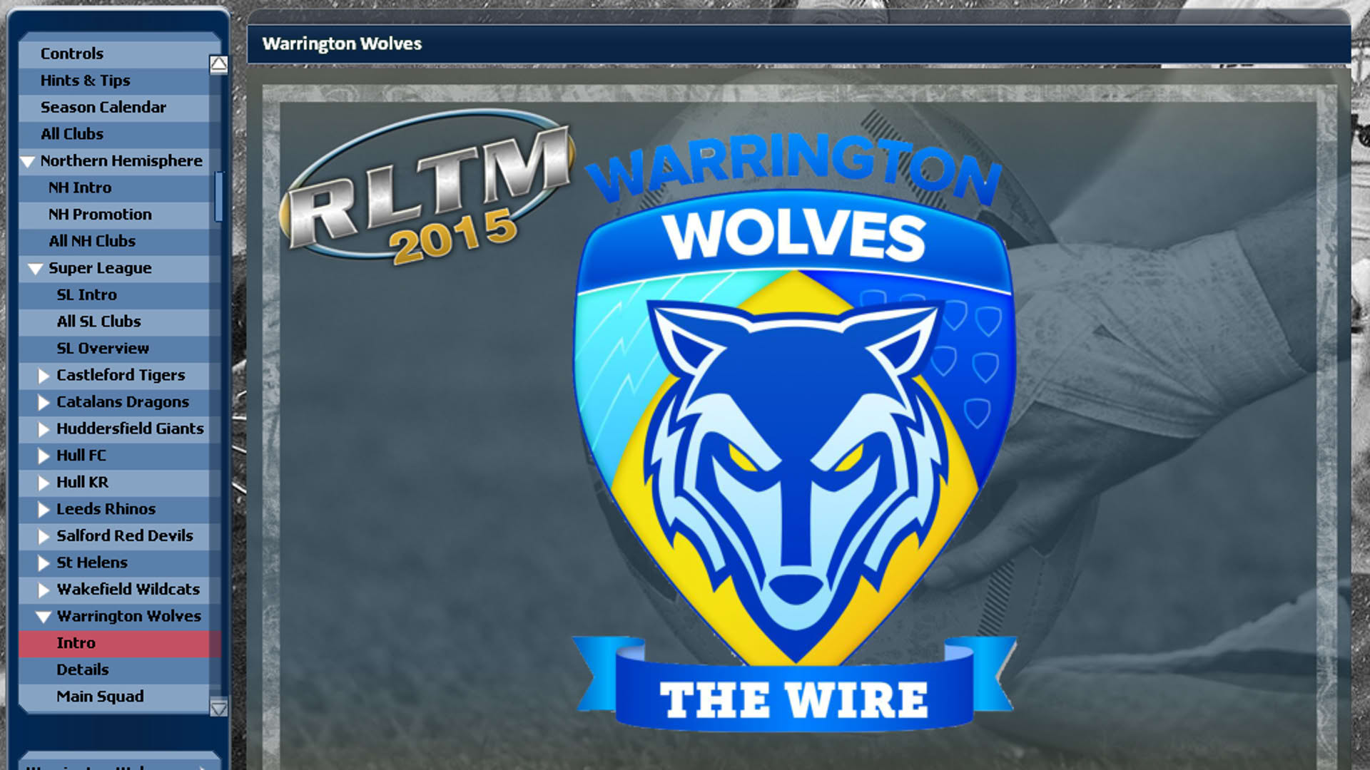 Screenshot for Rugby League Team Manager 2015