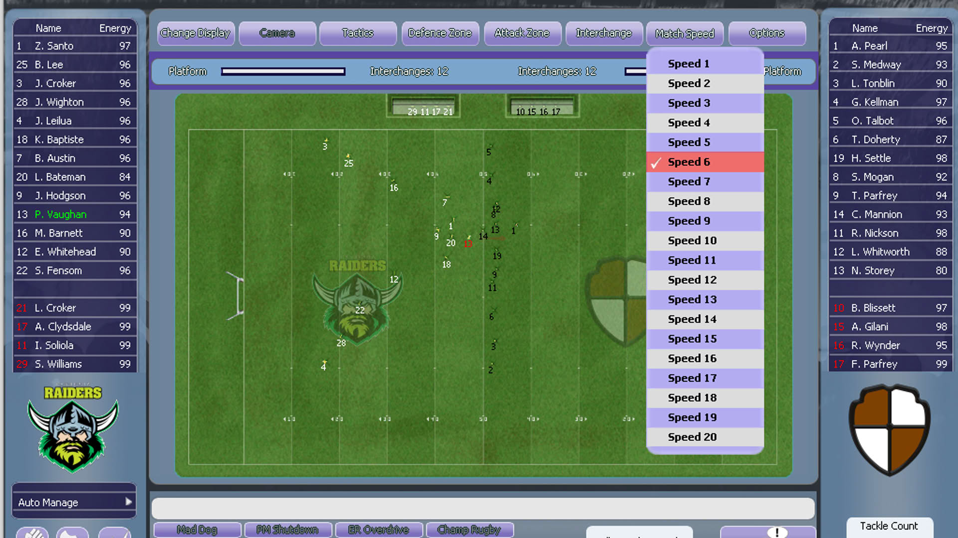 Screenshot for Rugby League Team Manager 2015