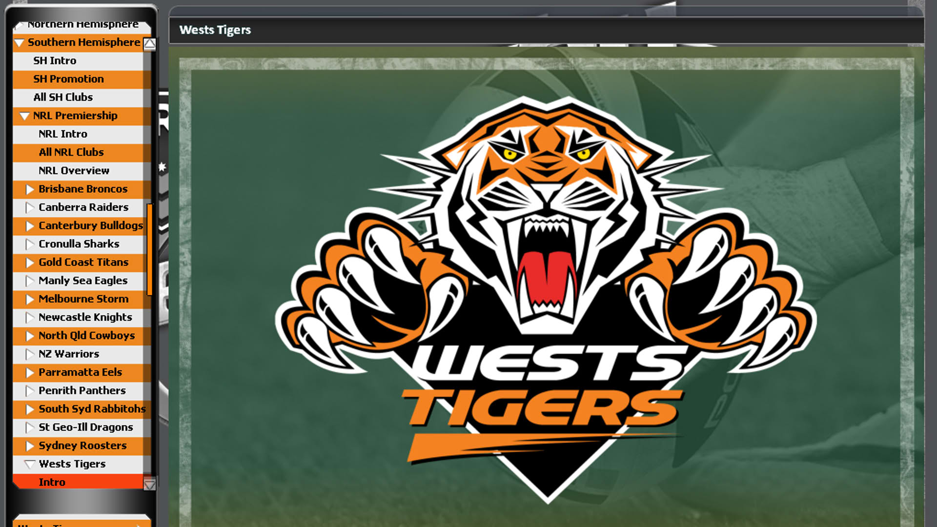 Screenshot for Rugby League Team Manager 2015