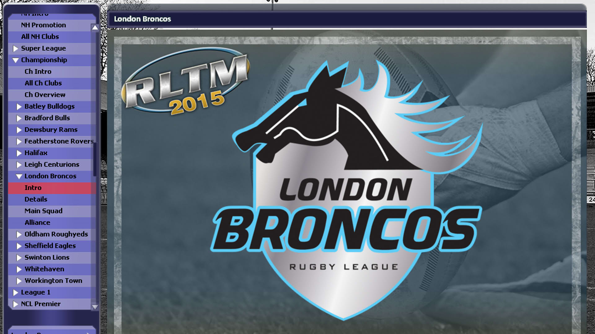 Screenshot for Rugby League Team Manager 2015