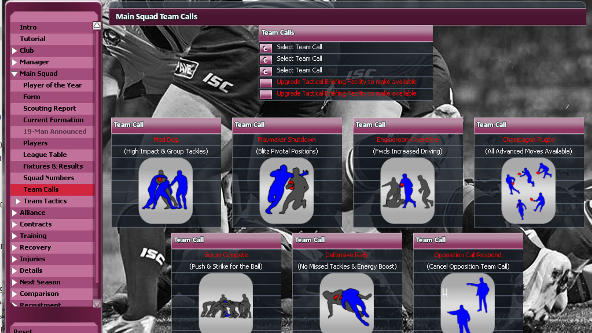Screenshot for Rugby League Team Manager 2015