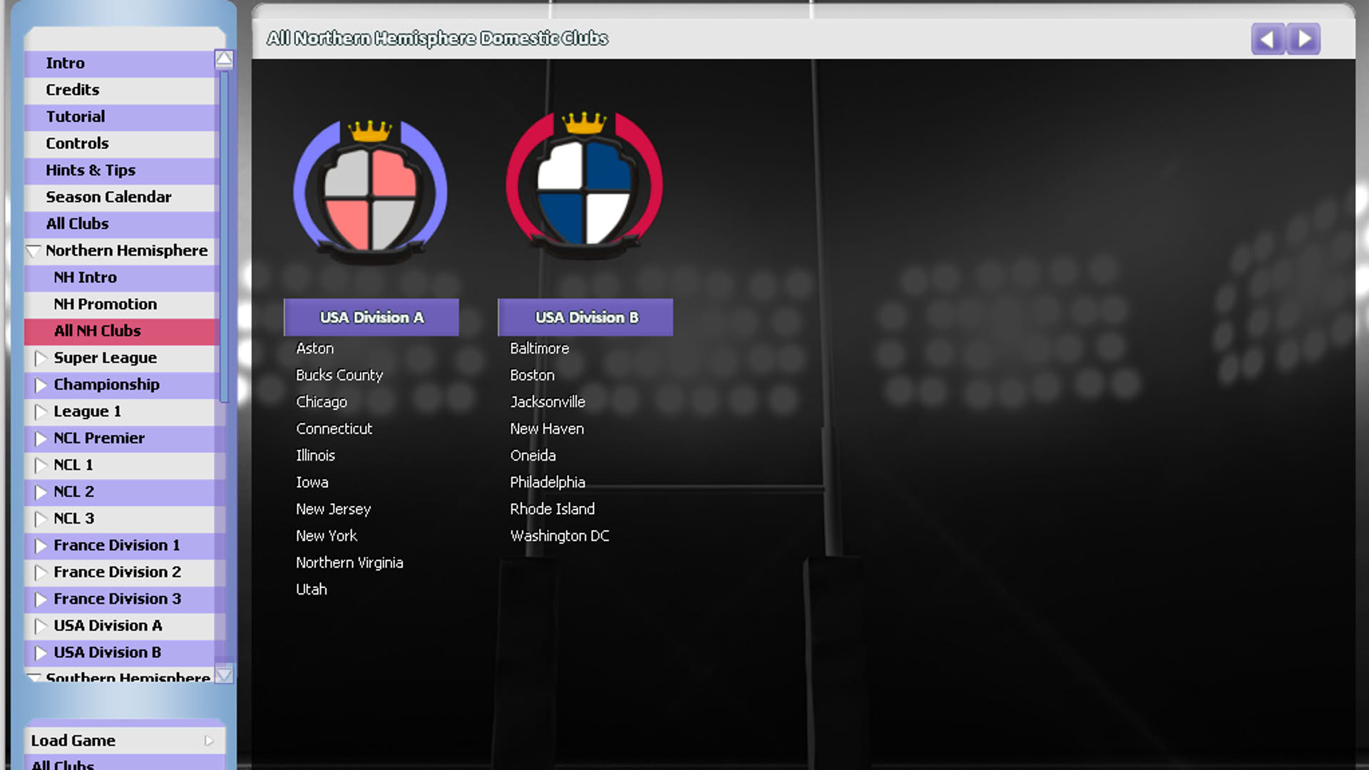 Screenshot for Rugby League Team Manager 2015
