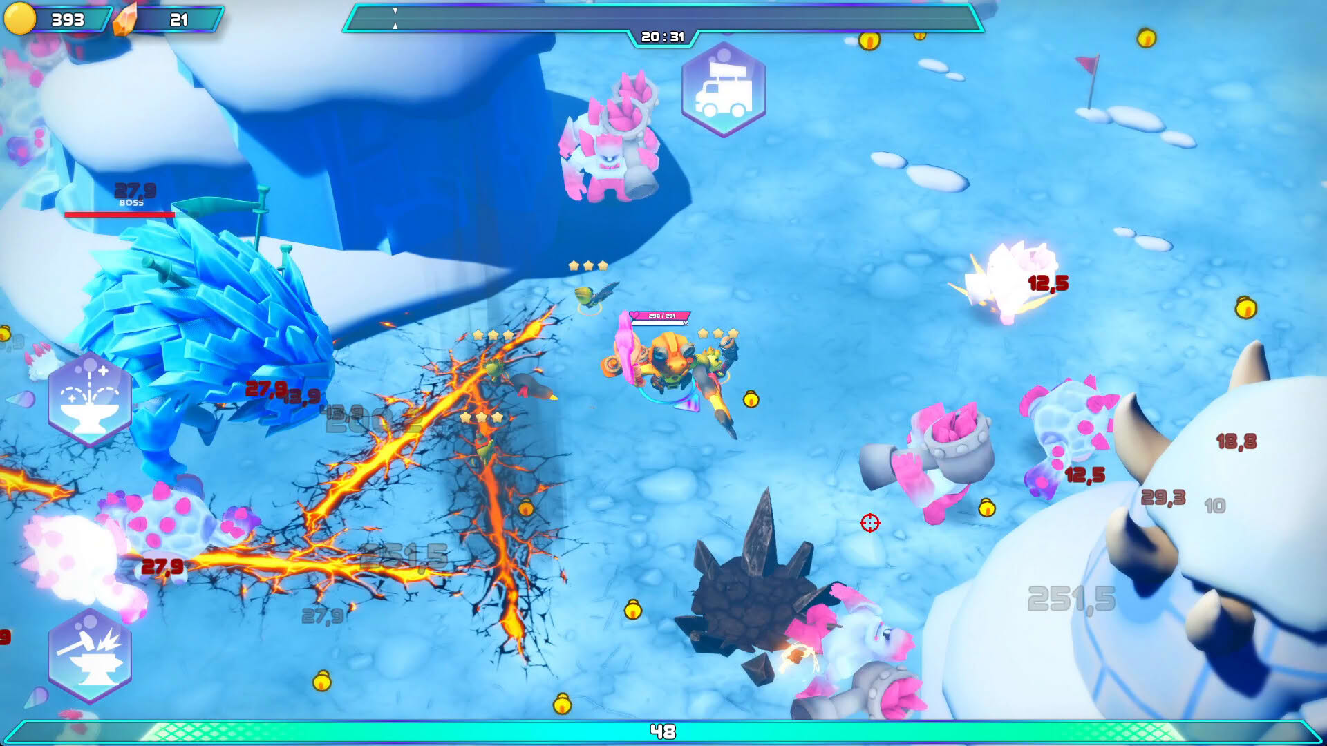 Screenshot for Dino-Ducks Mayhem