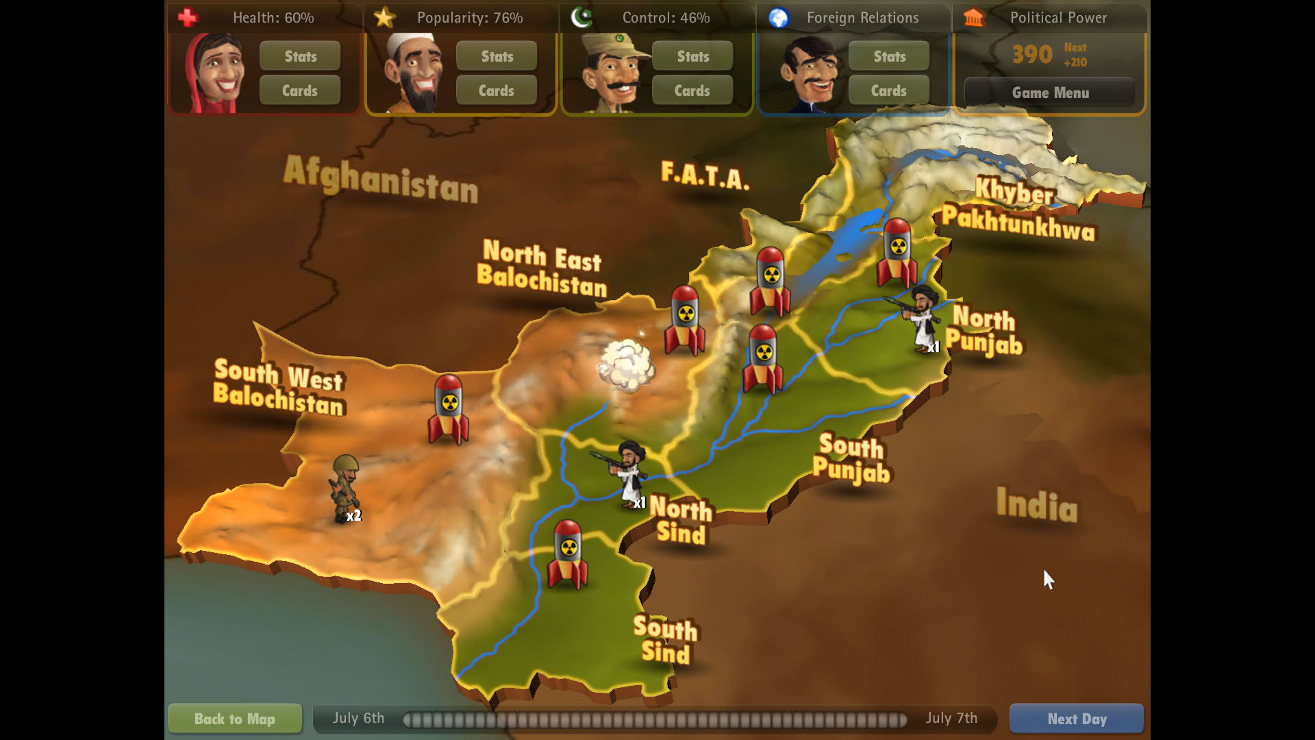 Screenshot for President for a Day - Floodings